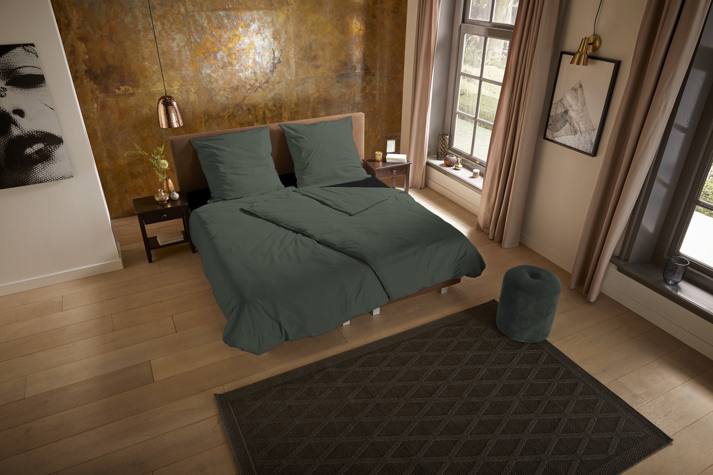 PURE luxury collection Bettwäsche »Pure uni«, Mikrofaser, Pflegeleicht, Weich, Uni, Unifarben, Reißverschluss