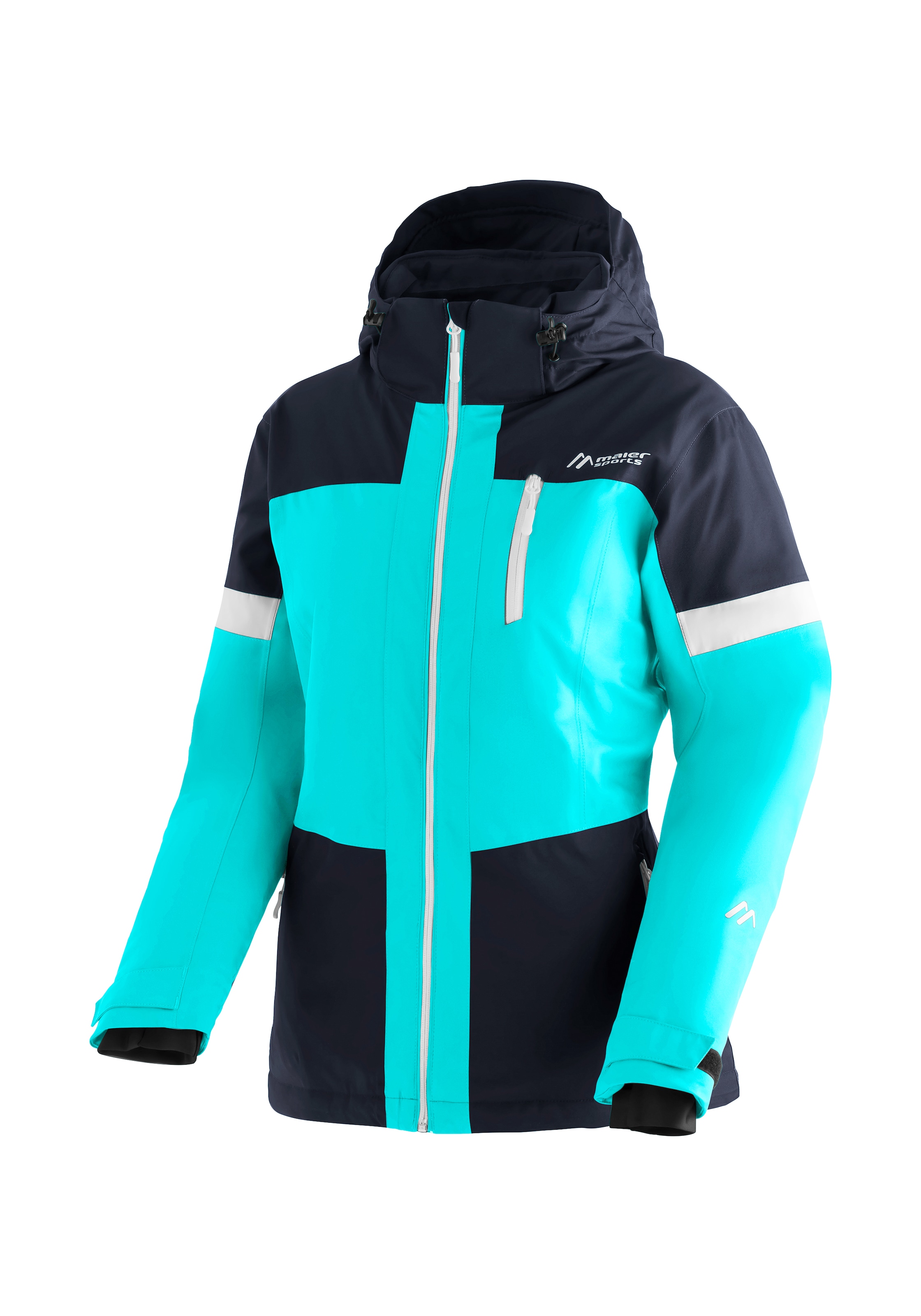 Skijacke »HANNI«, Damen Winterjacke, wind/wasserdicht, 3 RV-Taschen und Kapuze,...