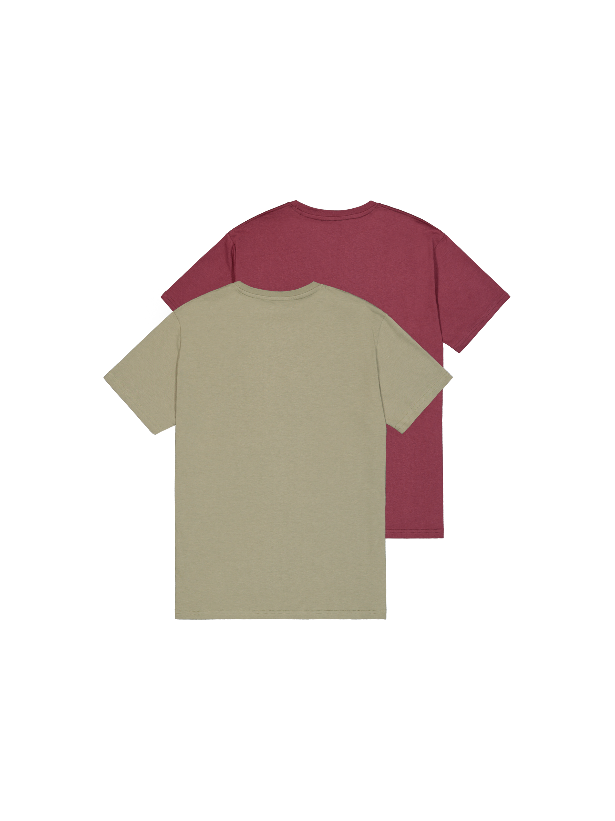 Alpha Industries Rundhalsshirt »Label T 2 Pack« Packung, 2er-Pack, 2 Stk.