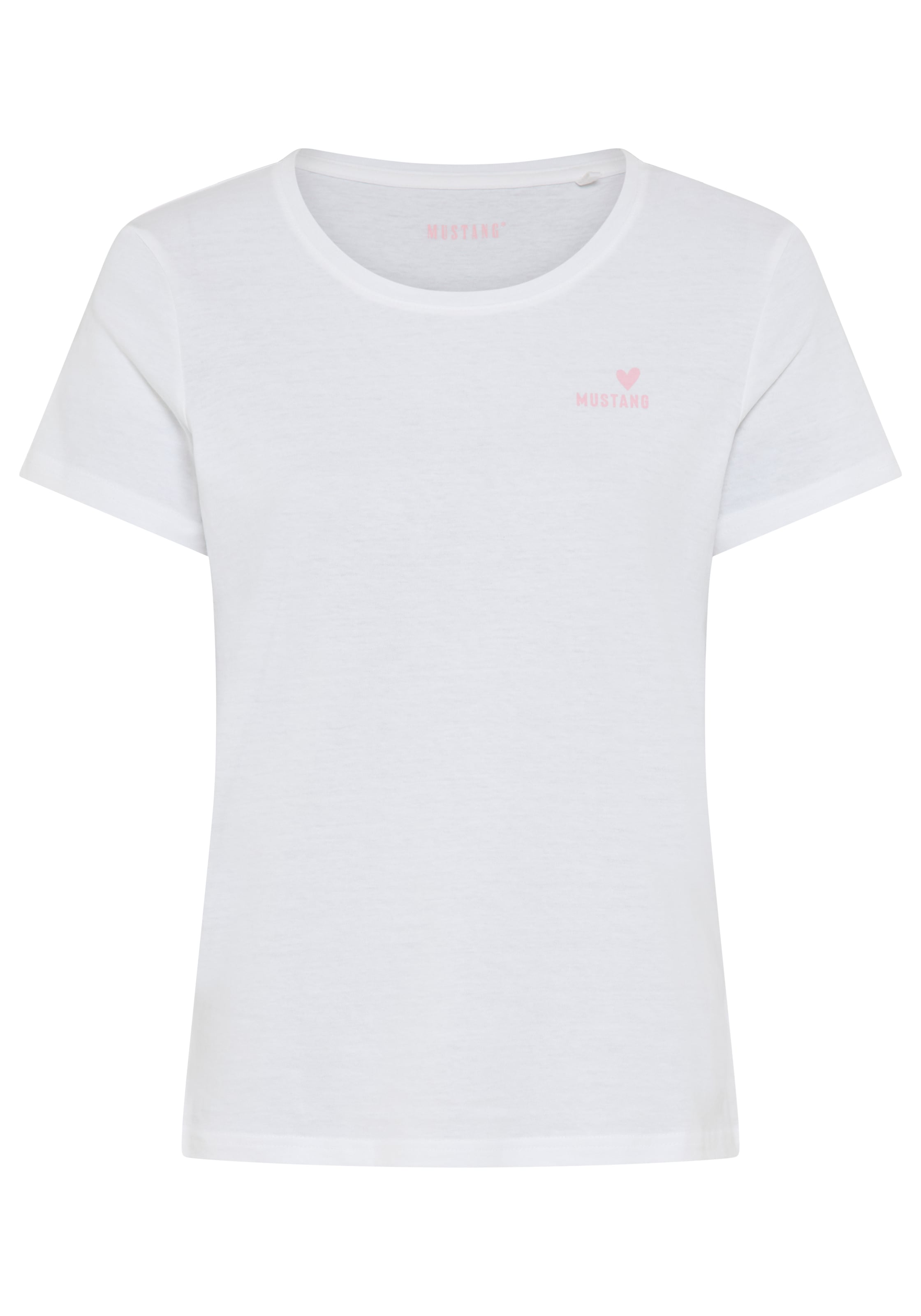 MUSTANG T-Shirt Trageangenehme Baumwollqualität