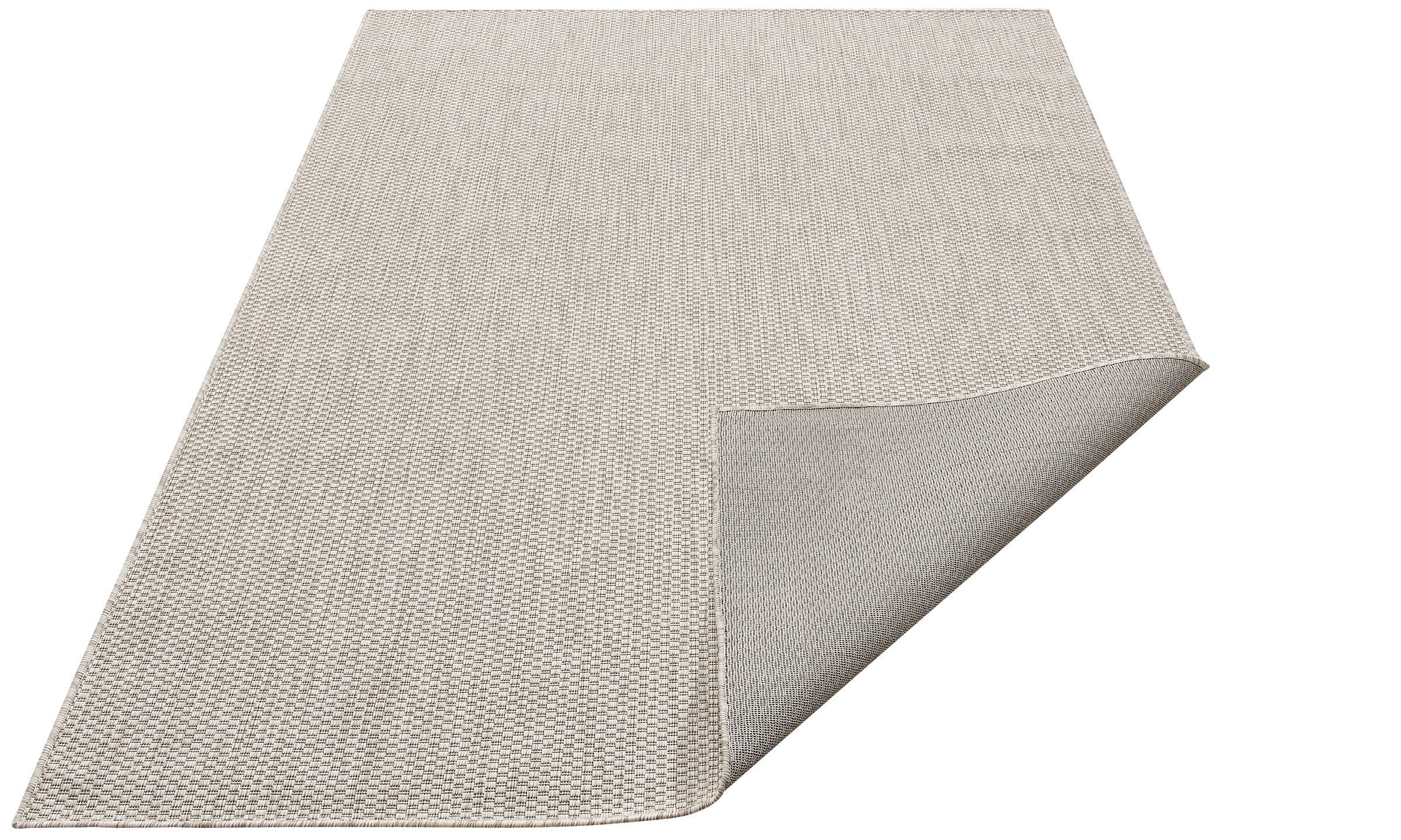 my home Teppich »Rhodos, In-und Outdoor geeignet« rechteckig 3 mm Höhe Sisal-Optik, Wetterfest & UV-beständig, Wohnzimmer, Balkon, Camping