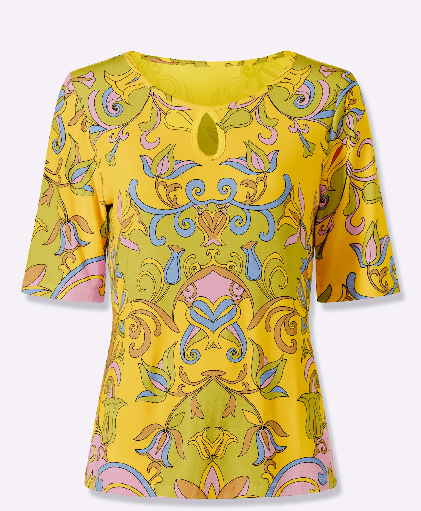 heine Rundhalsshirt »Druck-Shirt« 1 tlg.