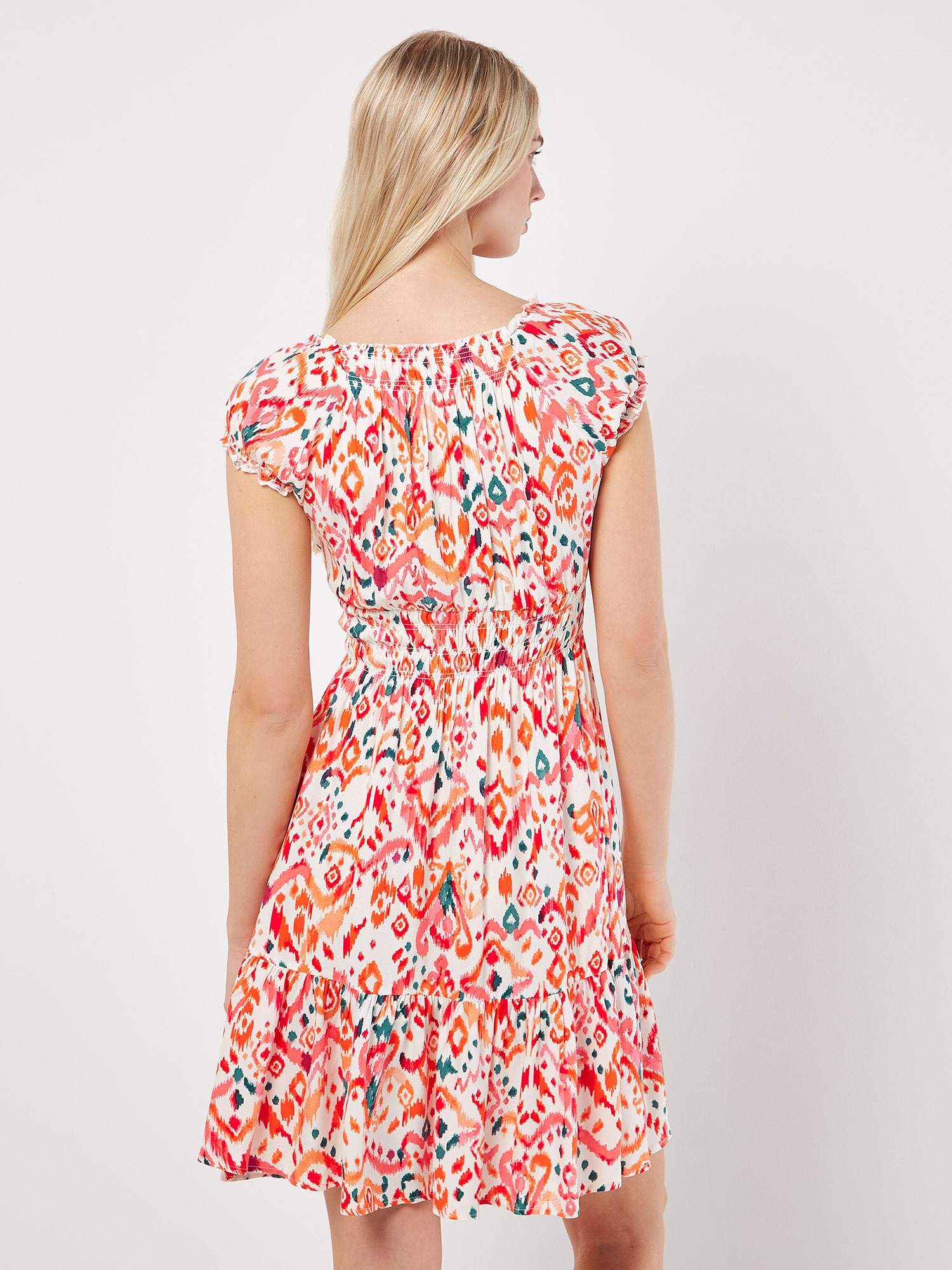 Apricot Druckkleid »Minikleid« 1 tlg. mit Smokdetails