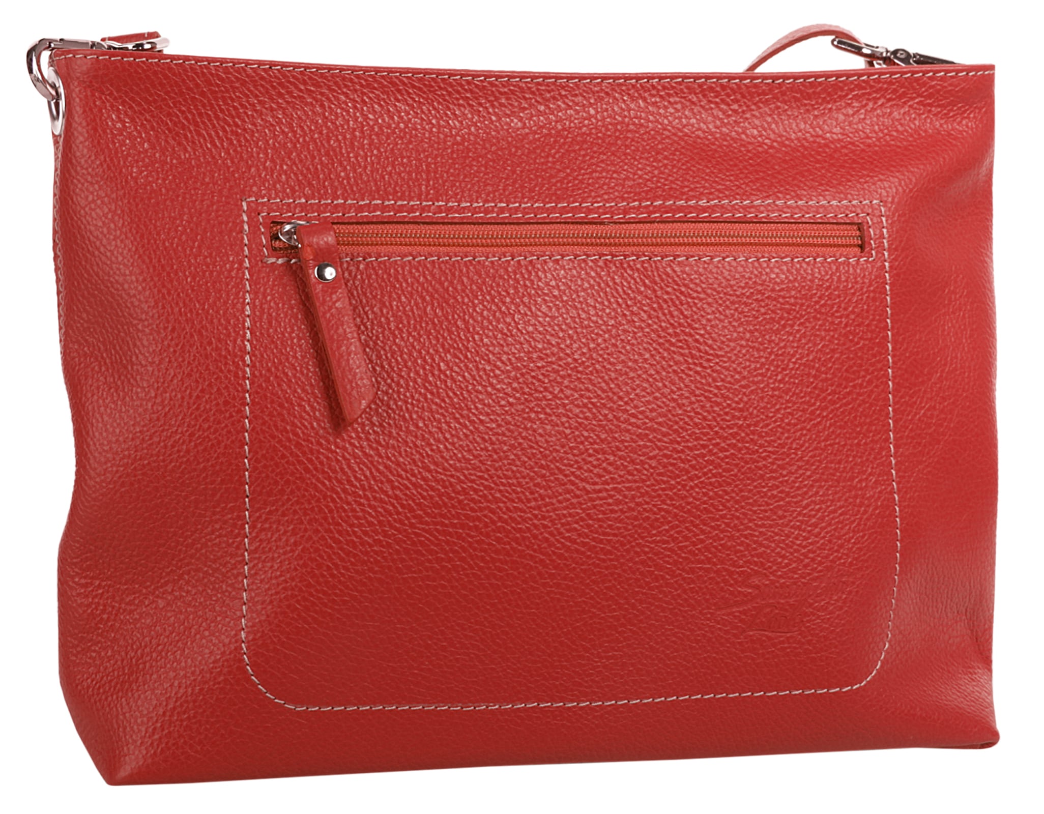 Samantha Look Umhängetasche echt Leder, Made in Italy