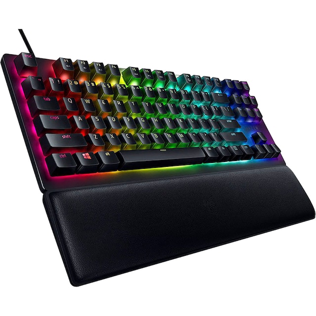 RAZER Gaming-Tastatur »Huntsman V2 Tenkeyless - Clicky Optical Switch -  DE«,  (USB-Anschluss-Profil-Speicher-Makro-Tasten-Handgelenkauflage-Gaming-Modus)  jetzt bei OTTO