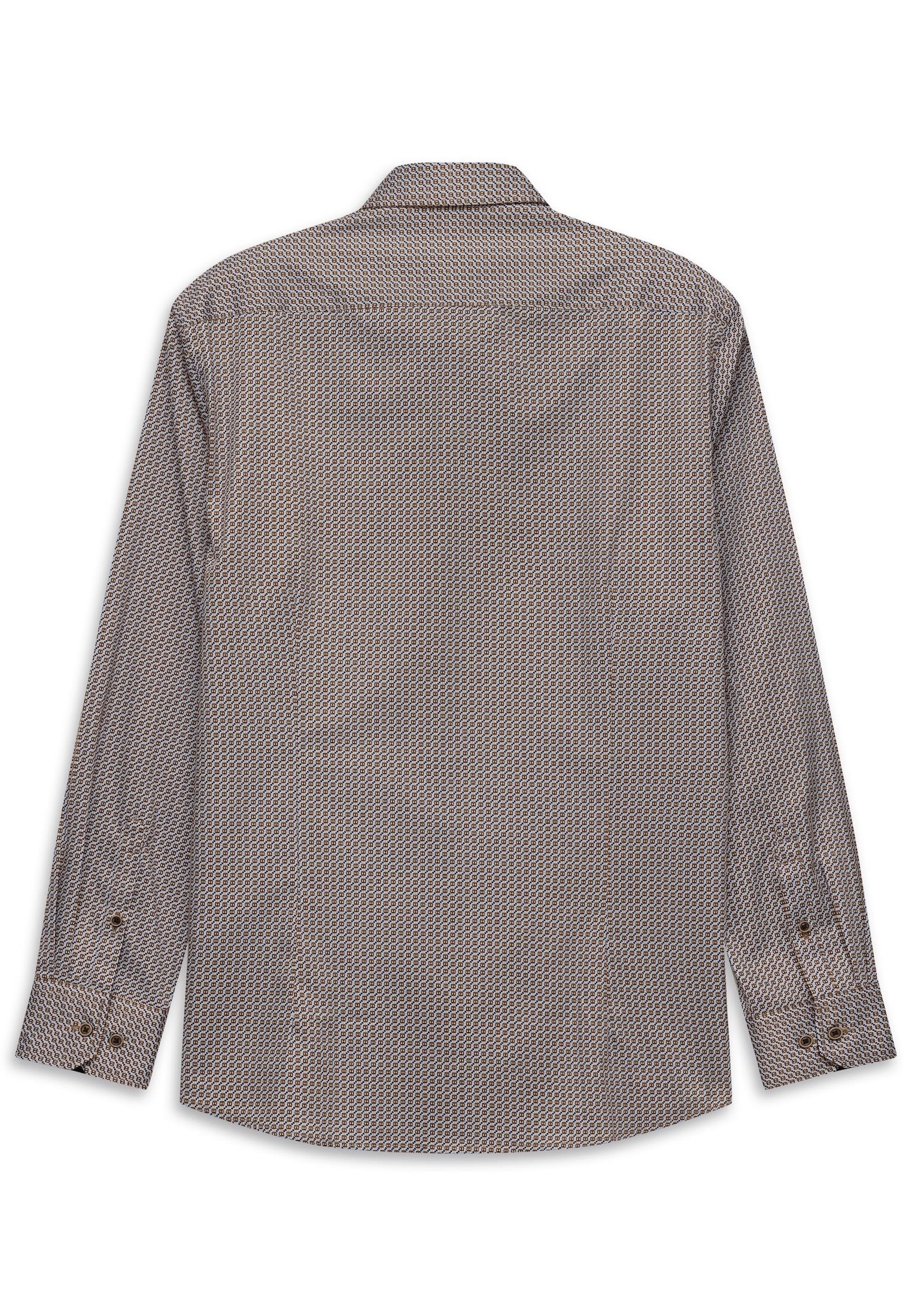 bugatti Businesshemd »Modern Fit« bedruckt mit Easy-Care