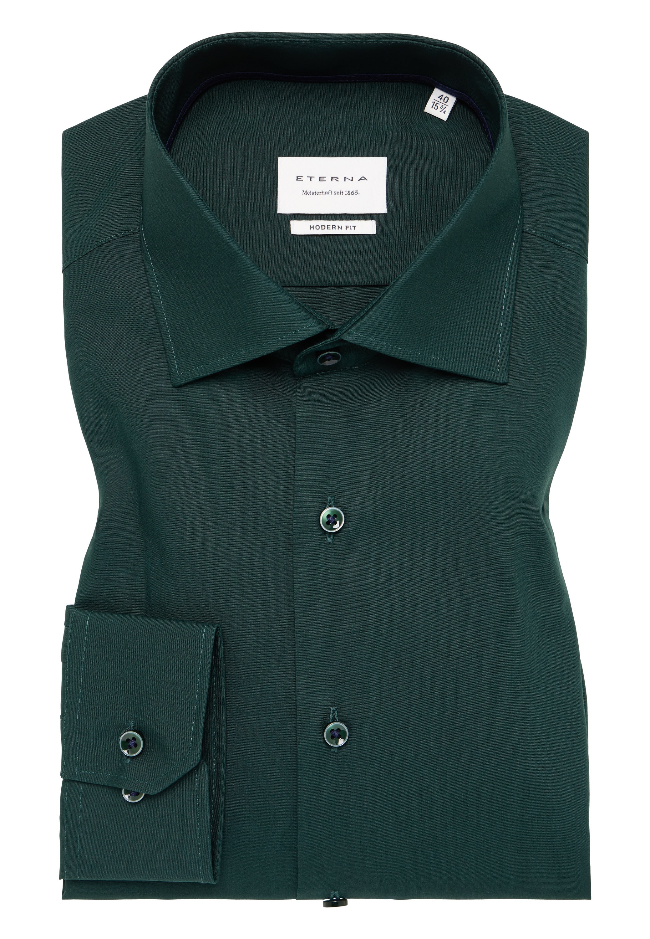 Eterna Langarmhemd »MODERN FIT«, NON IRON (bügelfrei)