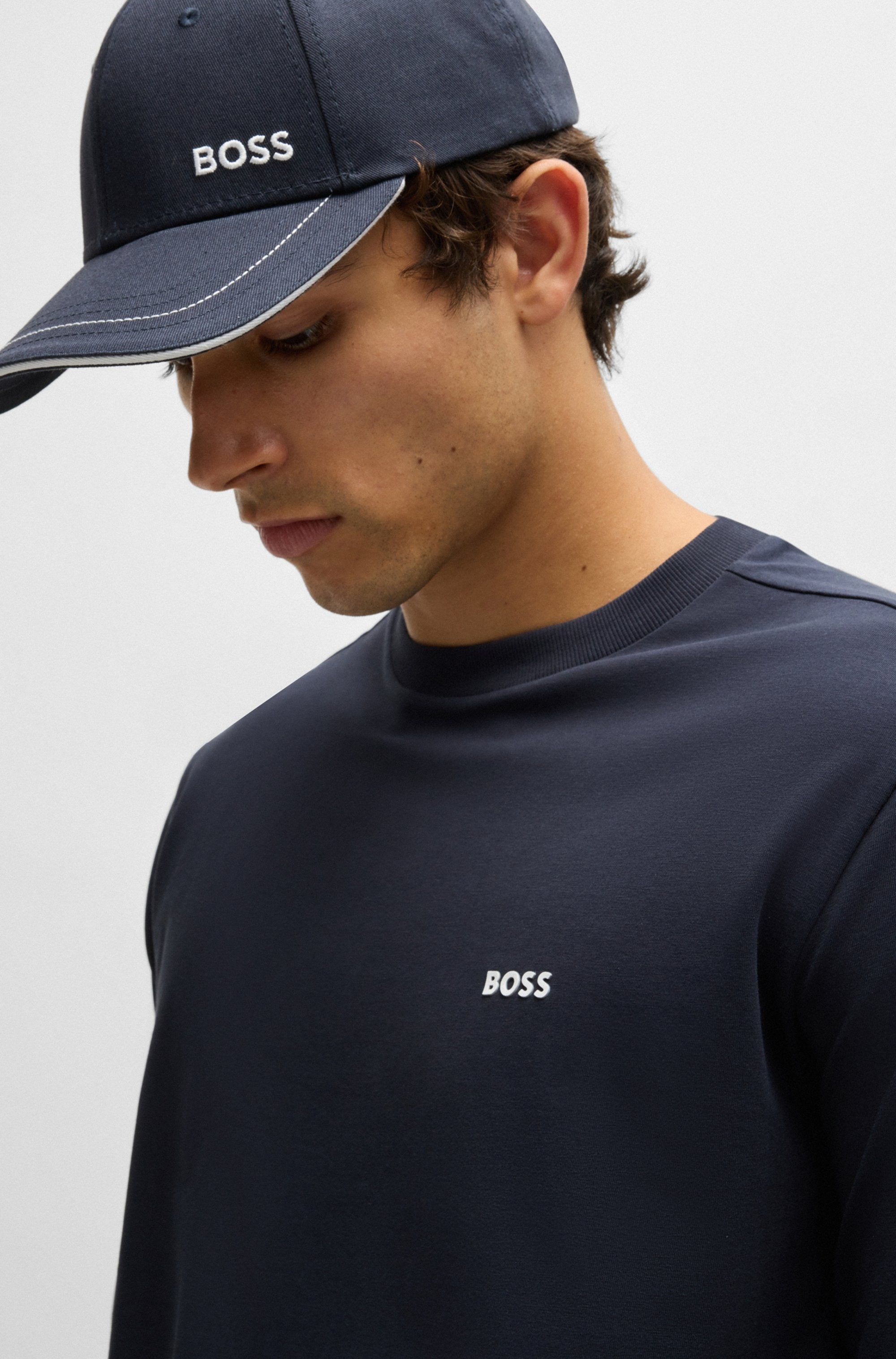 BOSS GREEN Langarmshirt »Tee Long« mit Rundhalsausschnitt