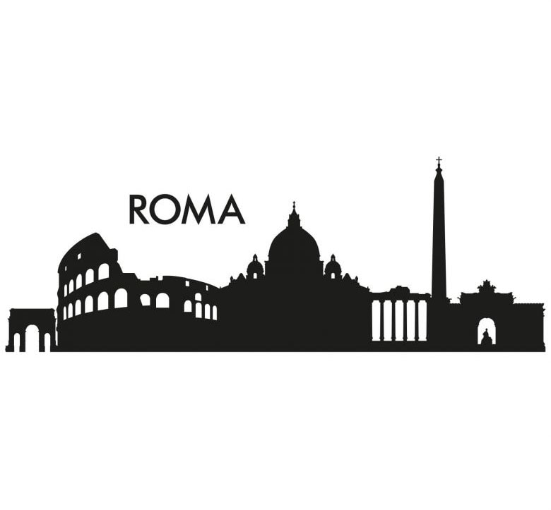 St.) Stadt »XXL OTTO Roma Wandtattoo Skyline im Wall-Art Online (1 bestellen Shop 120cm«,