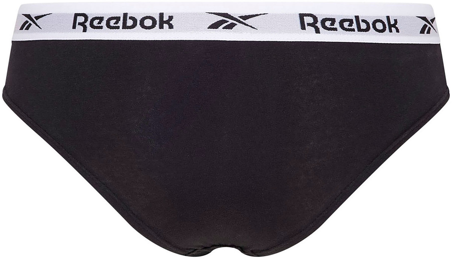 Reebok Bikinislip »CARINA« eng, basic, bequem, mit Logo, breiter Bund, Baumwollmix
