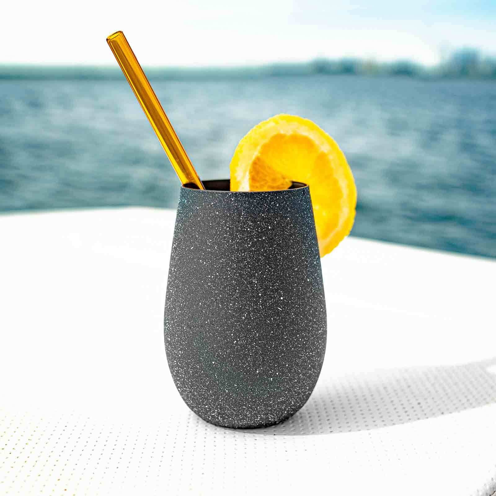 Stölzle Glas »Becher STONES 465 ml 6er Set grau«