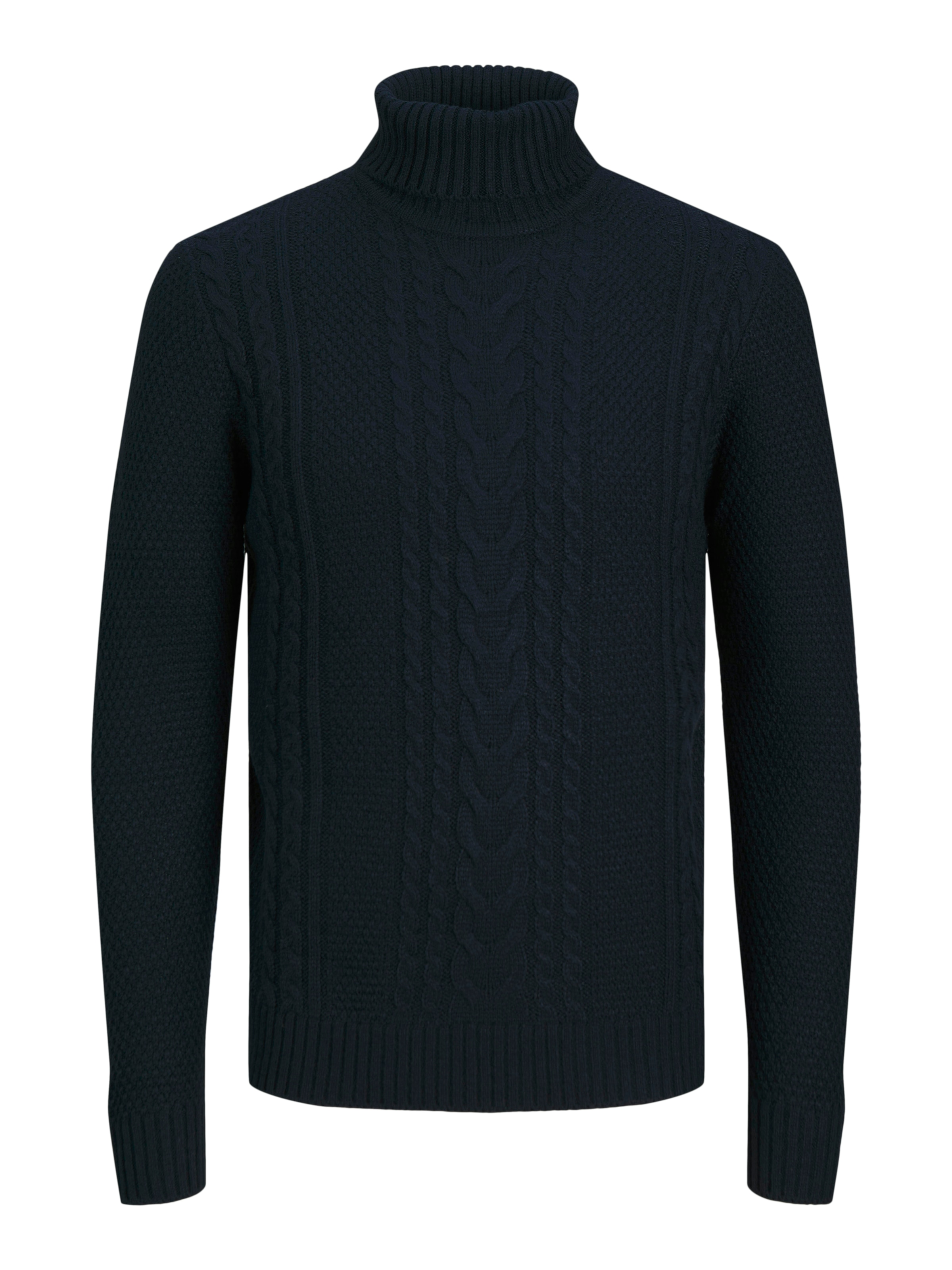 Jack & Jones Rollkragenpullover »JJCRAIG KNIT ROLL NECK AW24«, mit Zopfmuster