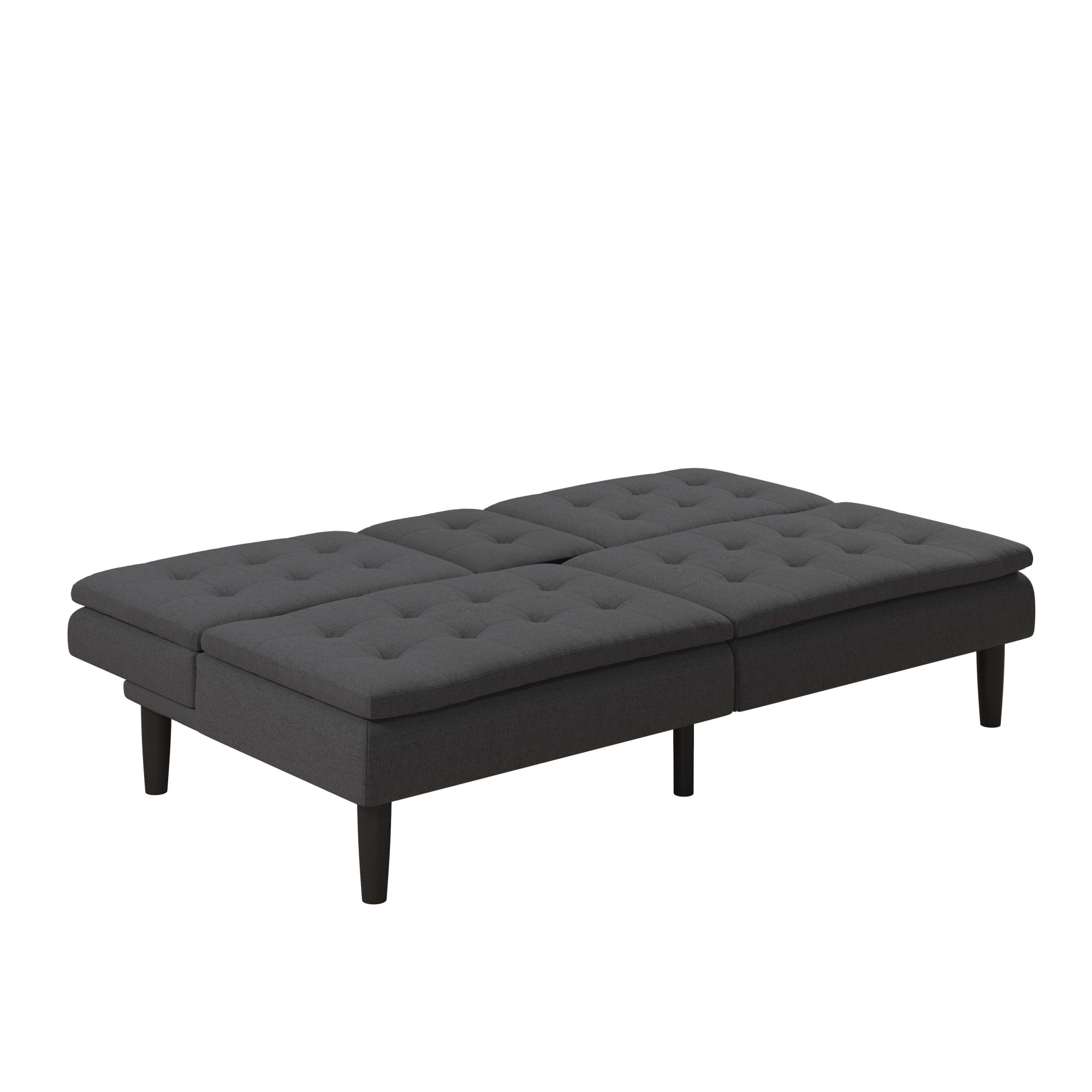 Dorel Home Schlafsofa »MAINE, Kinosofa mit Relax- und Bettfunktion, 2 Getränkehalter,«, Liegefläche 190 x 110 cm, Webstoff und Kunstleder