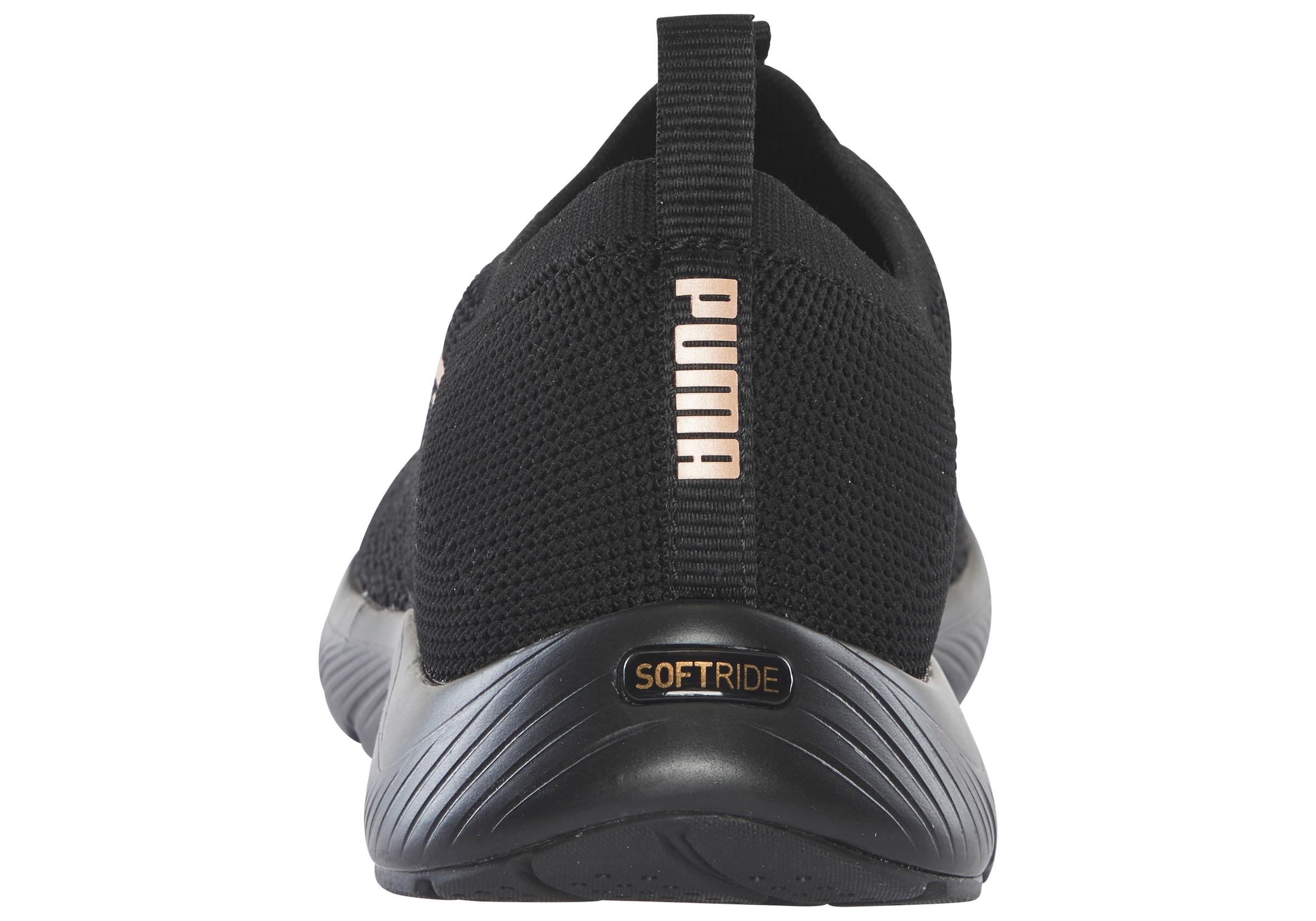 PUMA Slip-On Sneaker »SOFTRIDE REMI SLIP-ON KNIT WN'S«  für Sport, mit SOFTFOAM+ Dämpfung, aus gestricktem Textil
