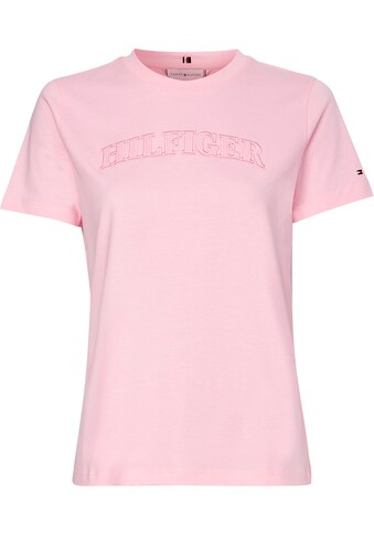 Tommy Hilfiger T-Shirt »REG TONAL HILFIGER C-NK SS«, mit Tommy Hilfiger Markenlabel kaufen