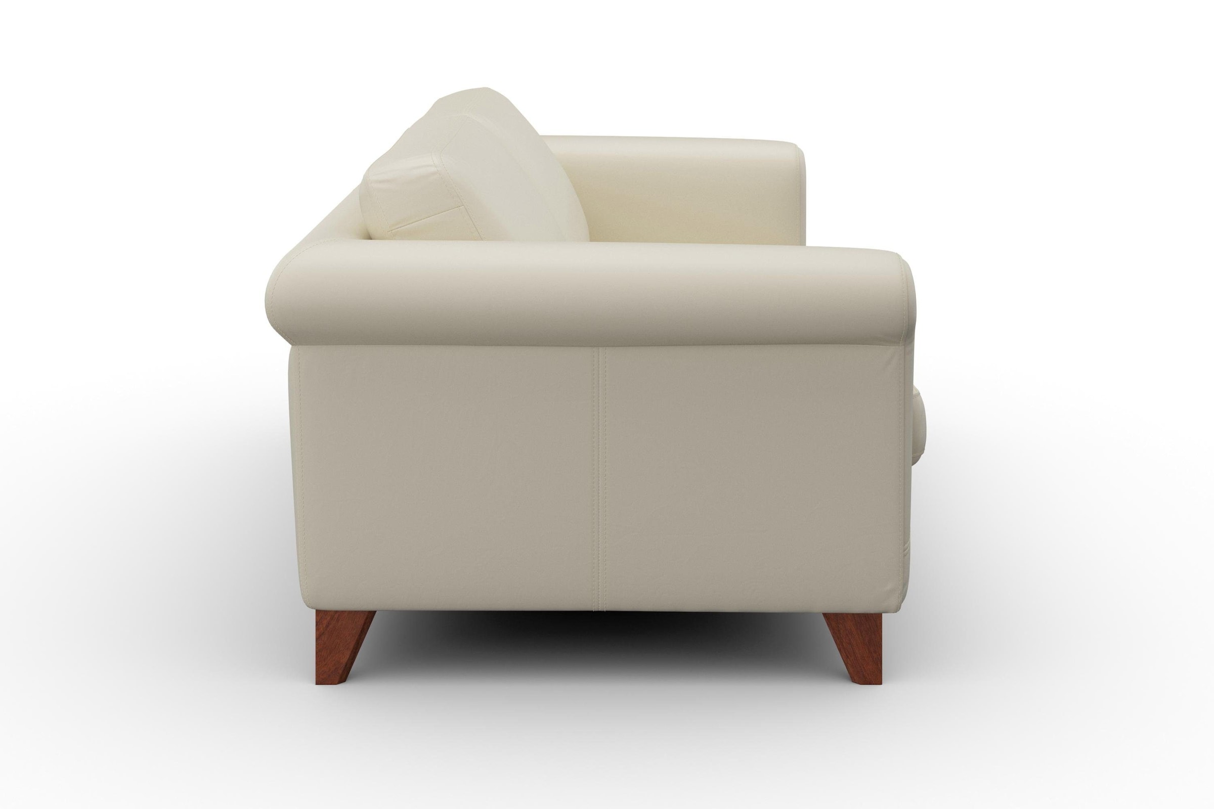 machalke® 3-Sitzer »amadeo«, Ledersofa mit geschwungenen Armlehnen, Breite 213 cm