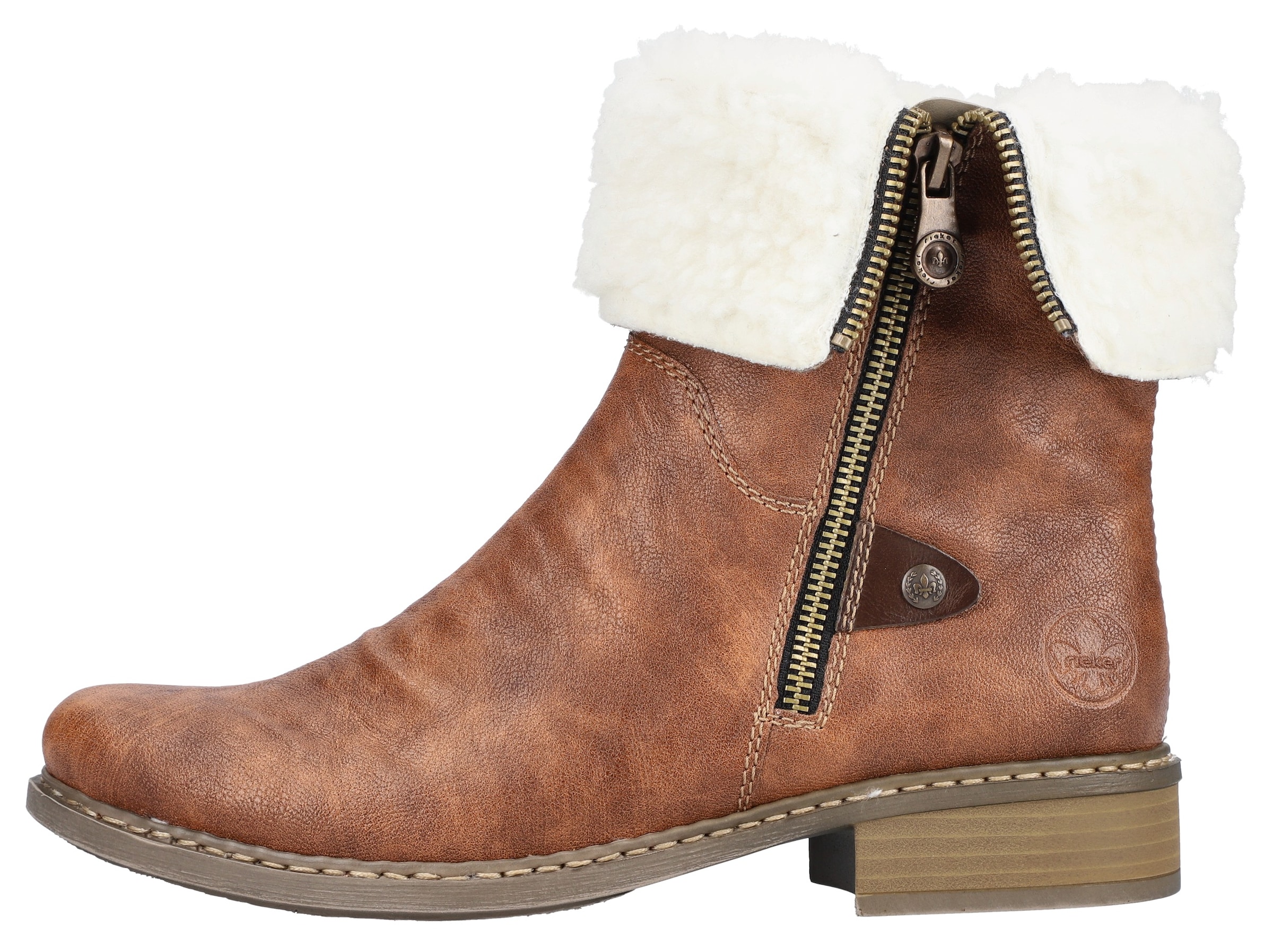 Rieker Winterstiefelette, mit umschlagbarem Kragen
