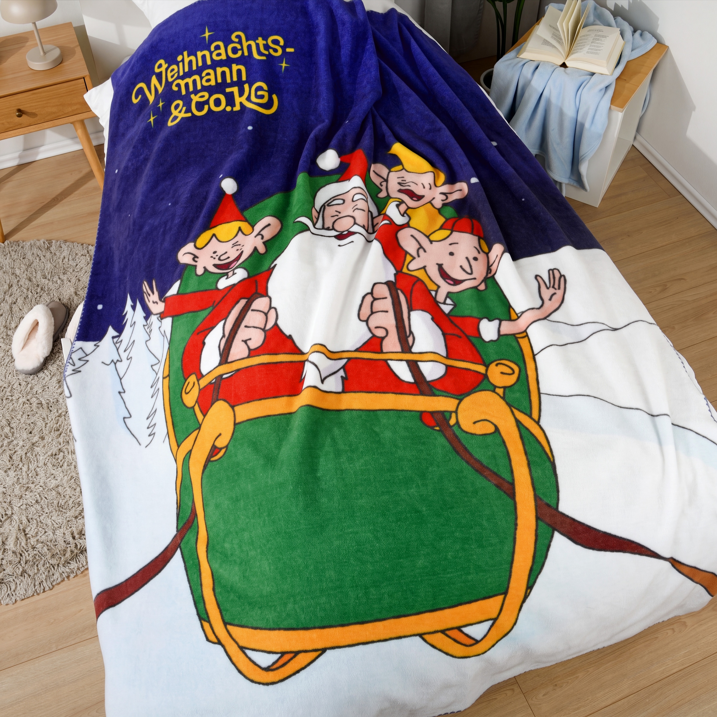   Wohndecke »Weihnachtsmann & Co.KG S« Perfekt zum Kuscheln – zuhause und unterwegs