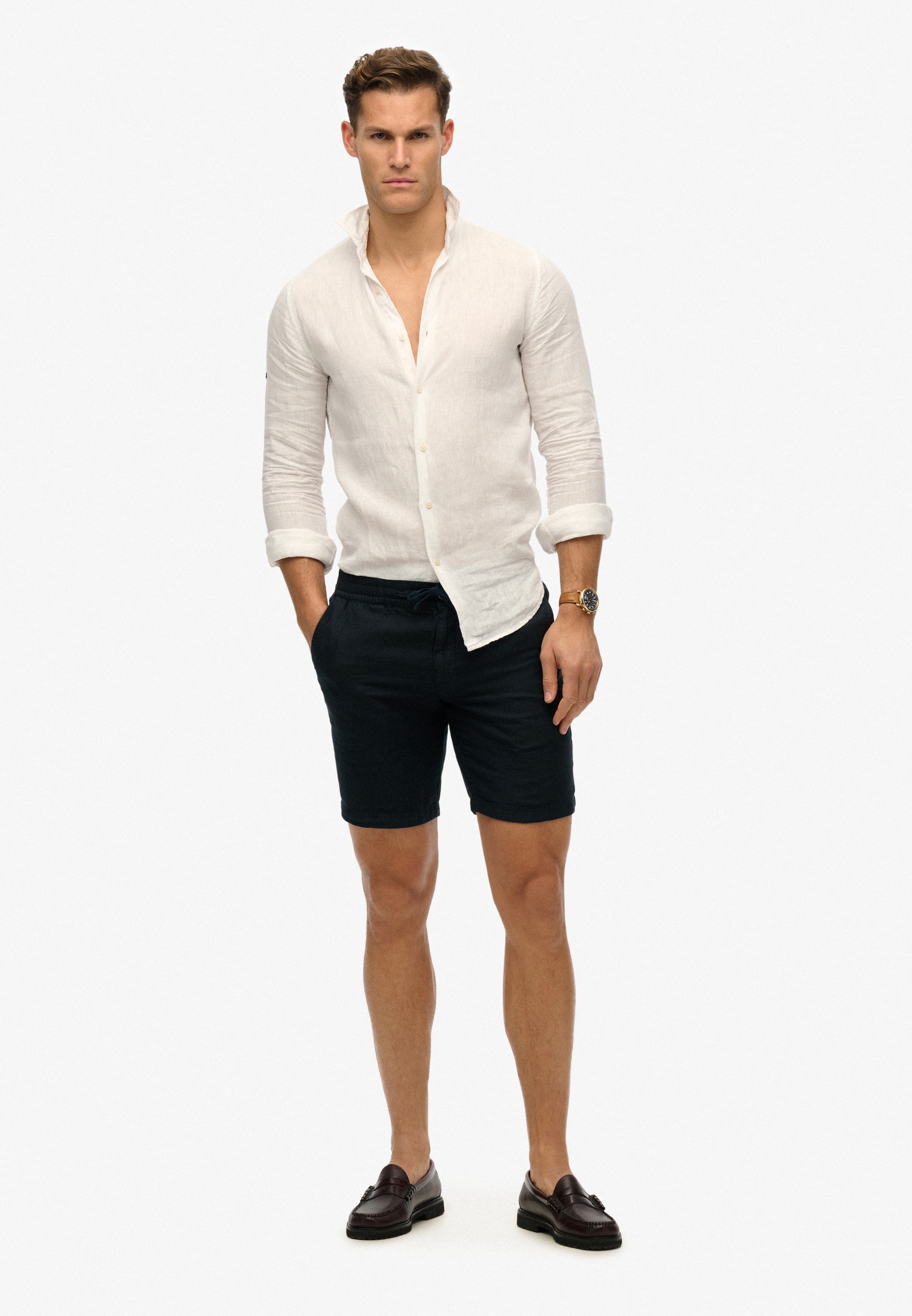 Superdry Shorts »MERCHANT LINEN SHORT«