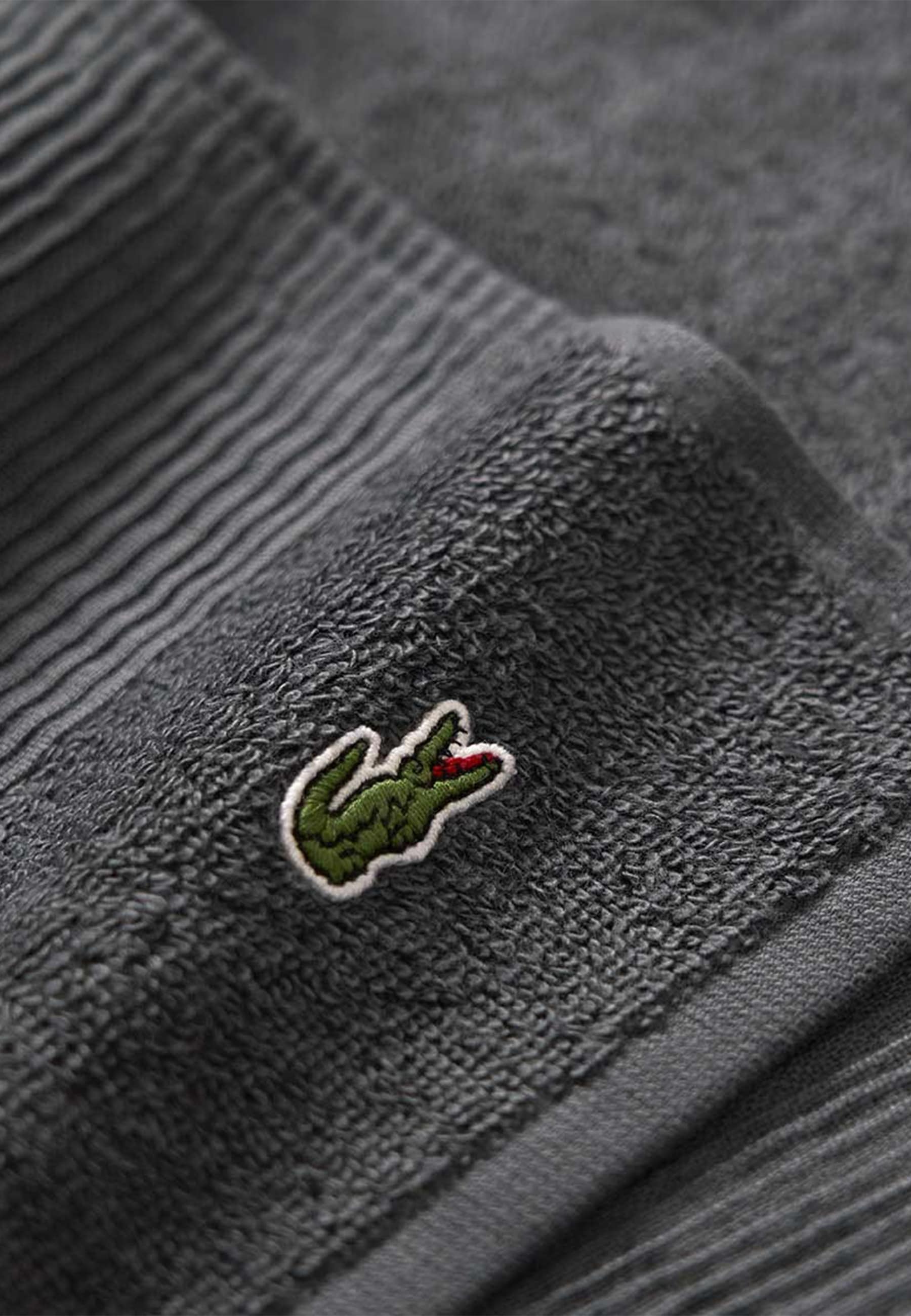 Lacoste Badetuch »LLECROCO« mit Label-Applikationen und Bordüre