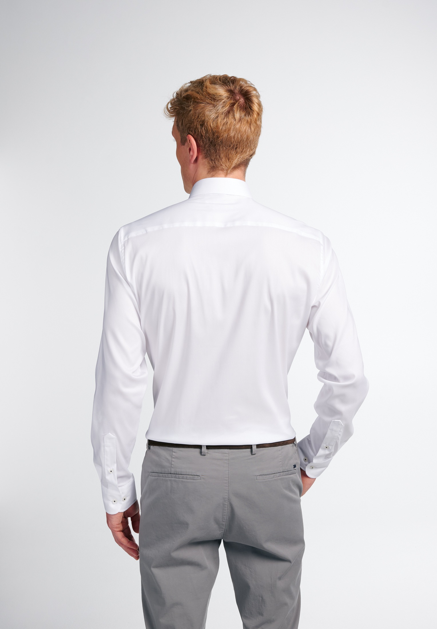 Eterna Langarmhemd »SLIM FIT«, EASY IRON (bügelleicht)