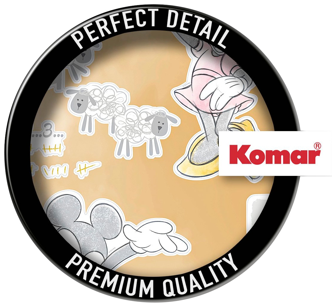 Komar Wandtattoo »Mickey Counting Sheeps - Größe 50 x 70 cm«, (15 St.), selbstklebend, Wandsticker, Kinderzimmer