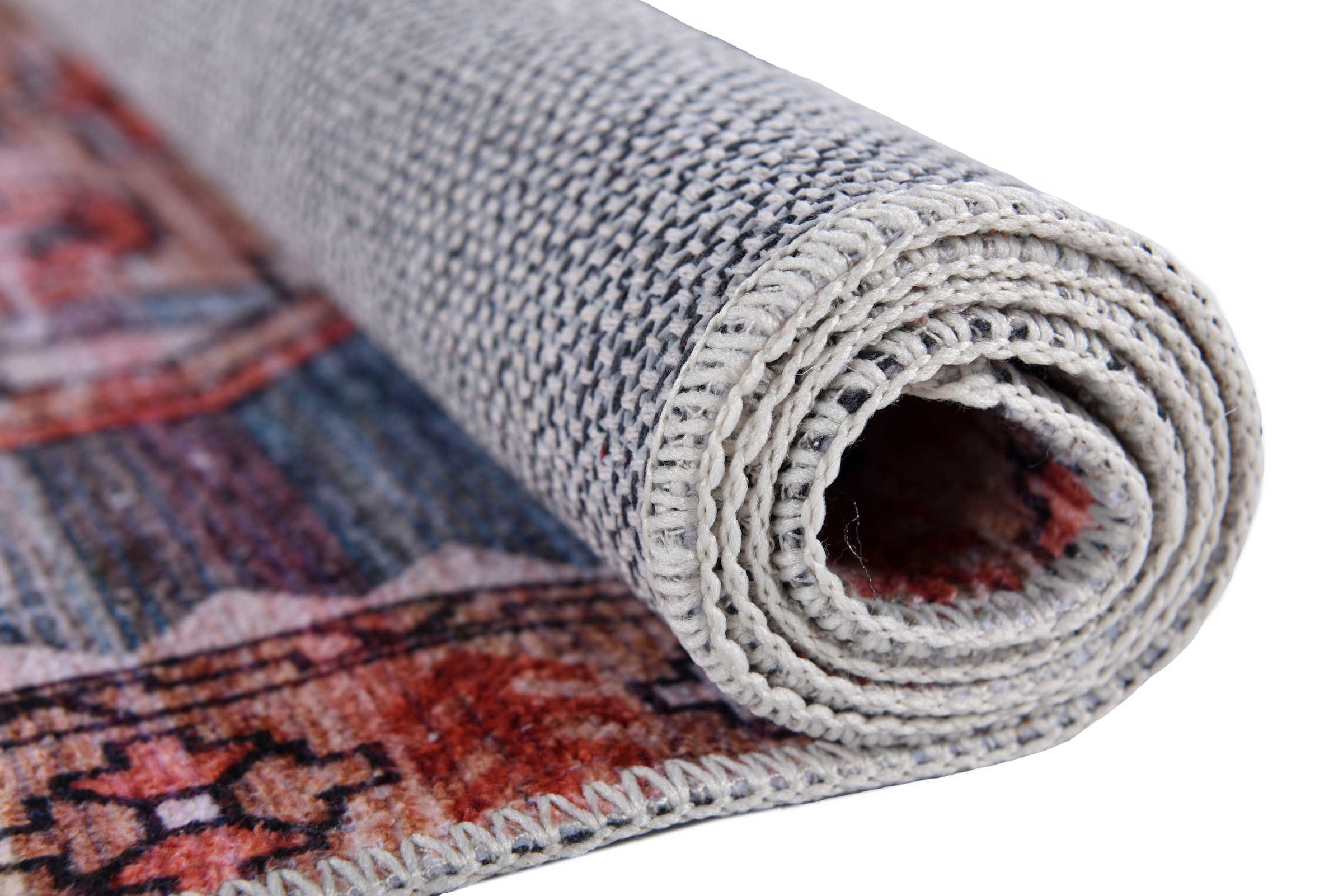 Gino Falcone Teppich »Adara GF 091« rechteckig 3 mm Höhe Flachgewebe, Orient-Optik, Vintage Design, waschbar