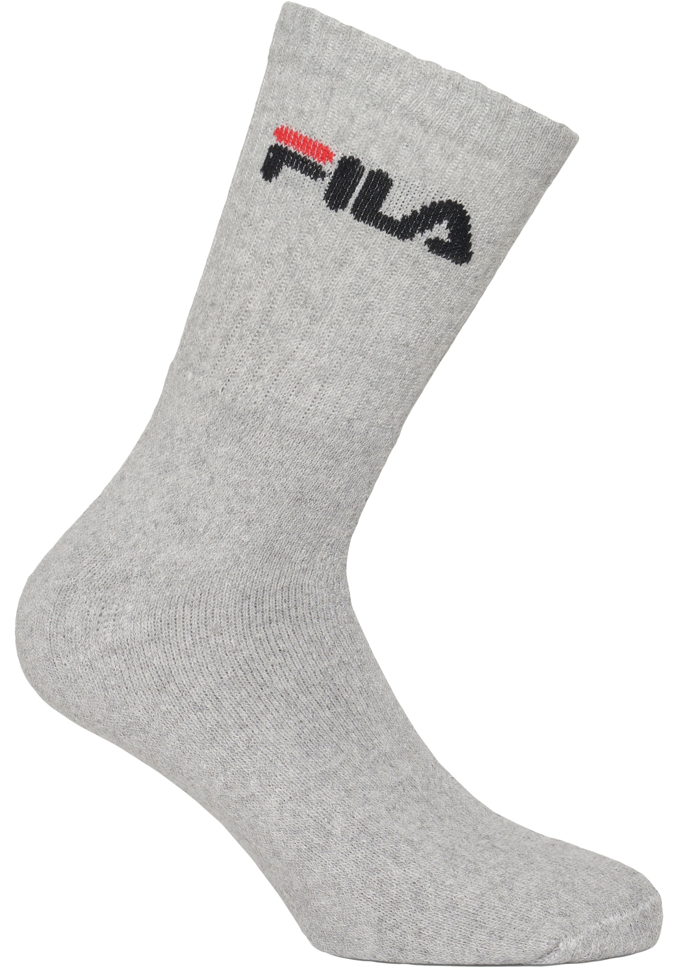 Fila Tennissocken »UNISEX CREW TENNIS FULL TERRY SOCKS« 3 Stk. tlg. mit verstärkten Belastungszonen,