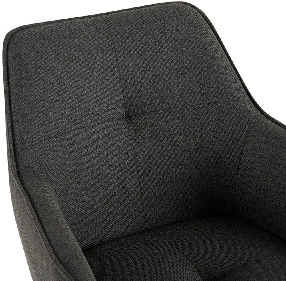 OTTO home Esszimmerstuhl »Azura, 2er-Set« (Set) 2 Stk.Moderner Armlehnstuhl mit 360 Grad drehbarer Sitzschale in Webstoff