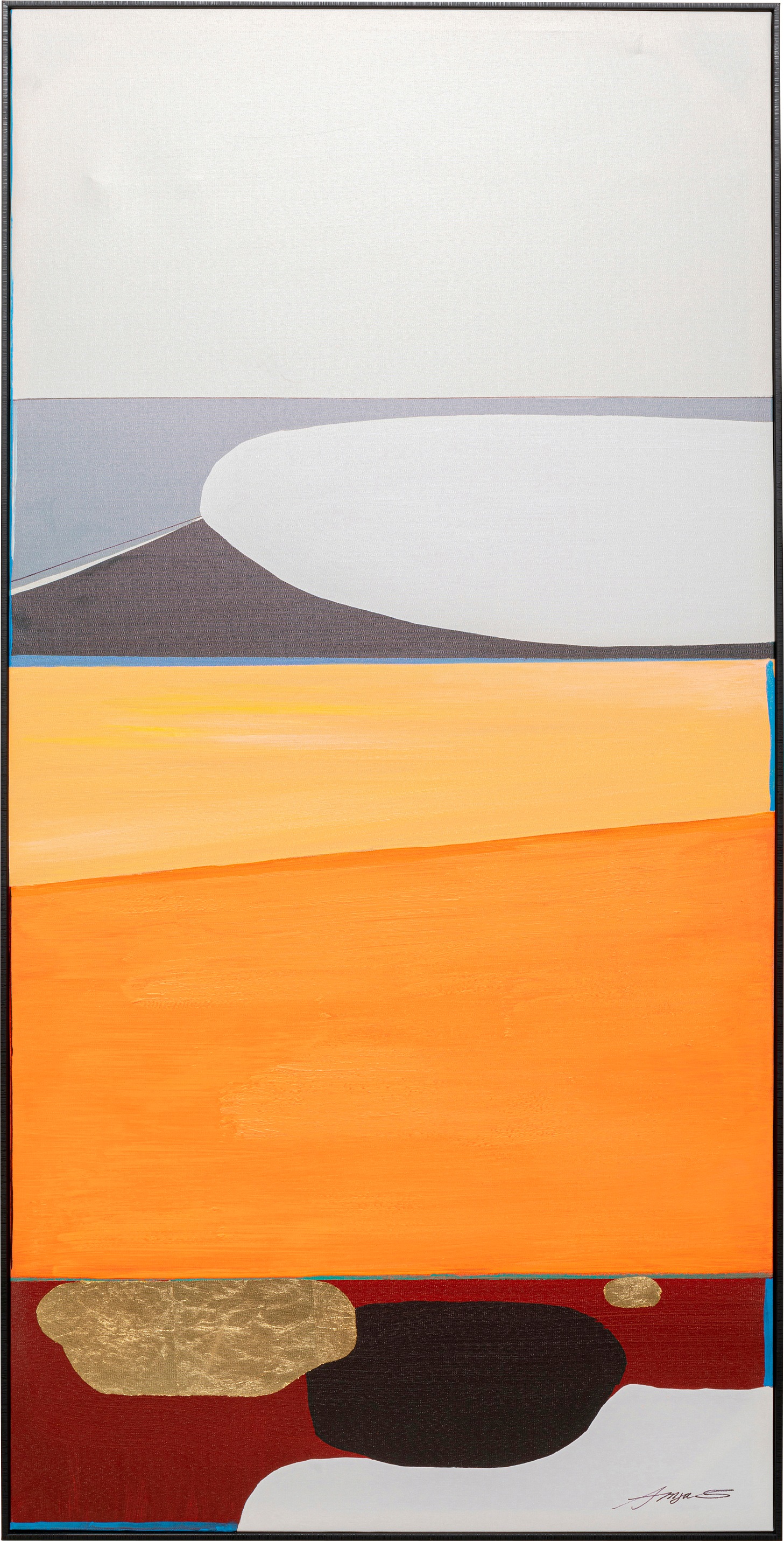Kare Design Bild mit Rahmen »Gerahmtes Bild Abstract Shapes«
