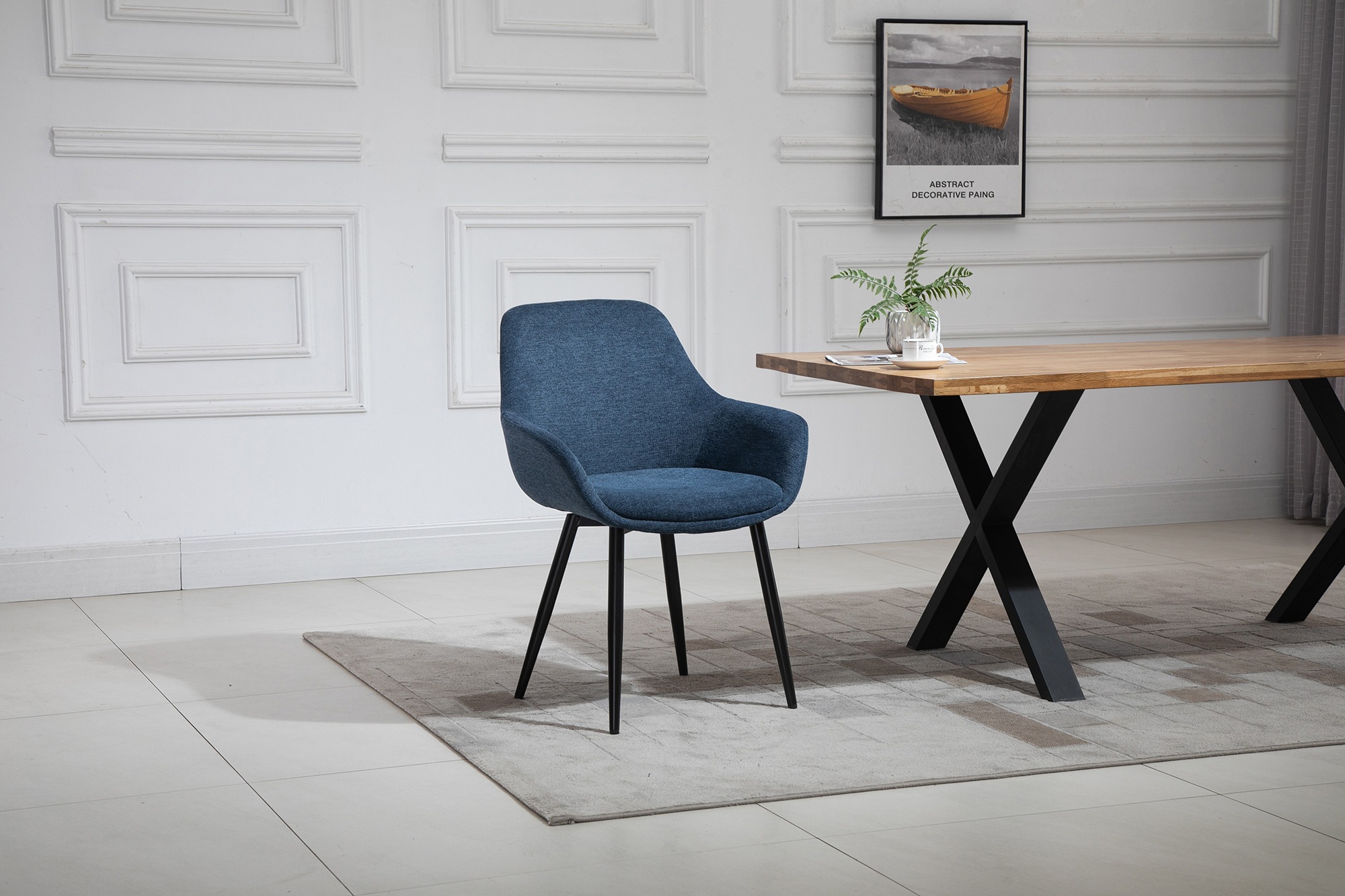 SalesFever Essgruppe »Stilvolle Essgruppe für Ihr Zuhause« Set, 5 Stk. tlg. 5-teiliges Set, Tischplatte mit seidenmattem OSMO Hartwachs-Öl behande