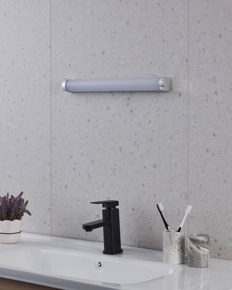 EGLO Deckenleuchte »TRAGACETE 1« in silber und chrom aus Kunststoff, Stahl / inkl. LED fest integriert - 7,5 Watt - Neutralweiß 