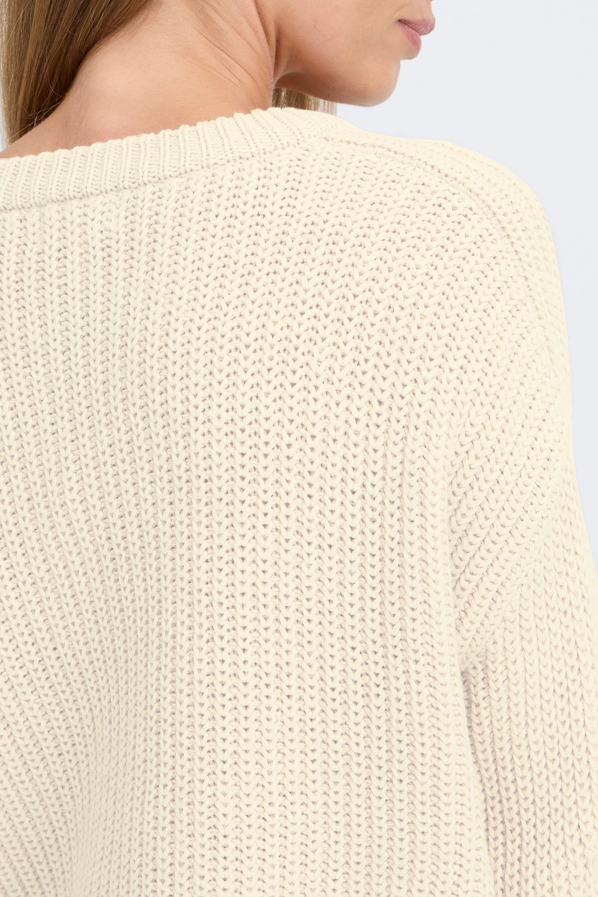 OXMO Strickfleece-Pullover »Strickpullover OXFKANNA«