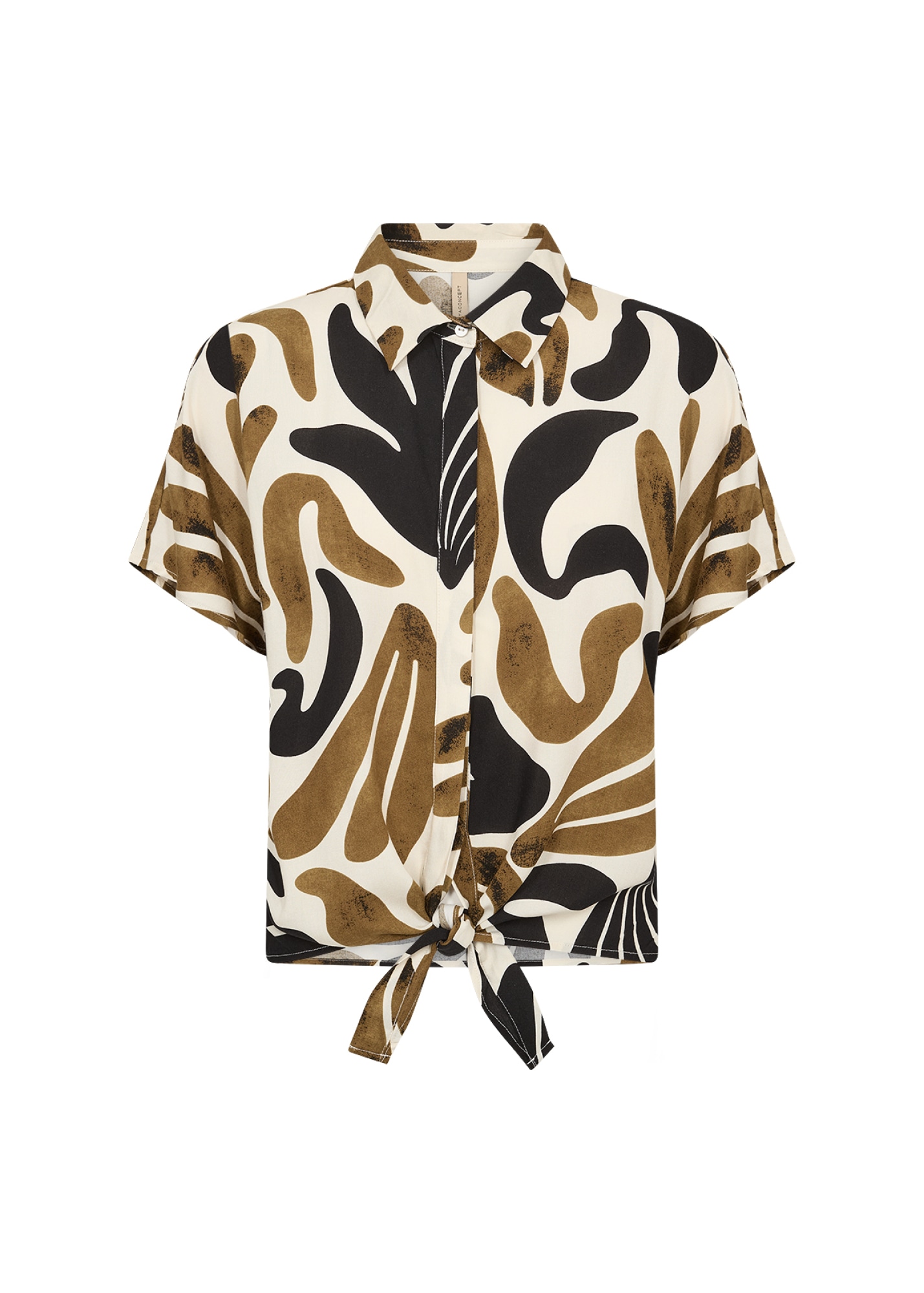 soyaconcept Kurzarmbluse »SC-FELDI 1« Viskose