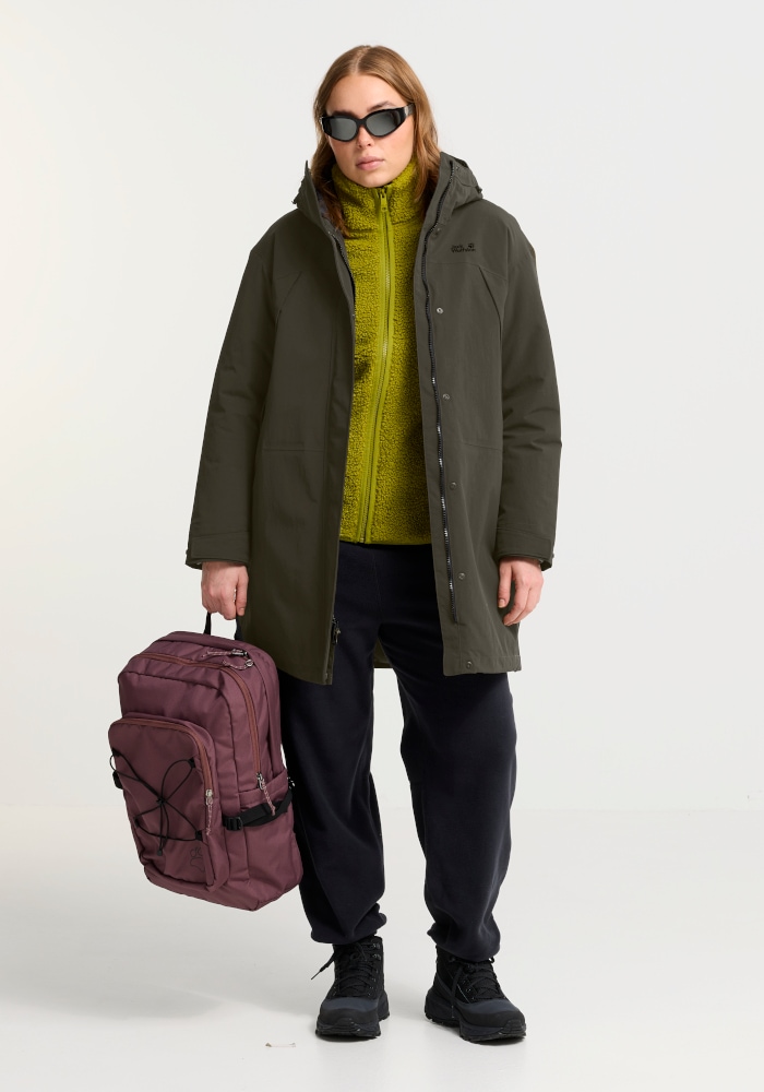 Jack Wolfskin Funktionsparka »ICE FLARE PARKA W« mit Kapuze Winterparka, wasserdicht, warm