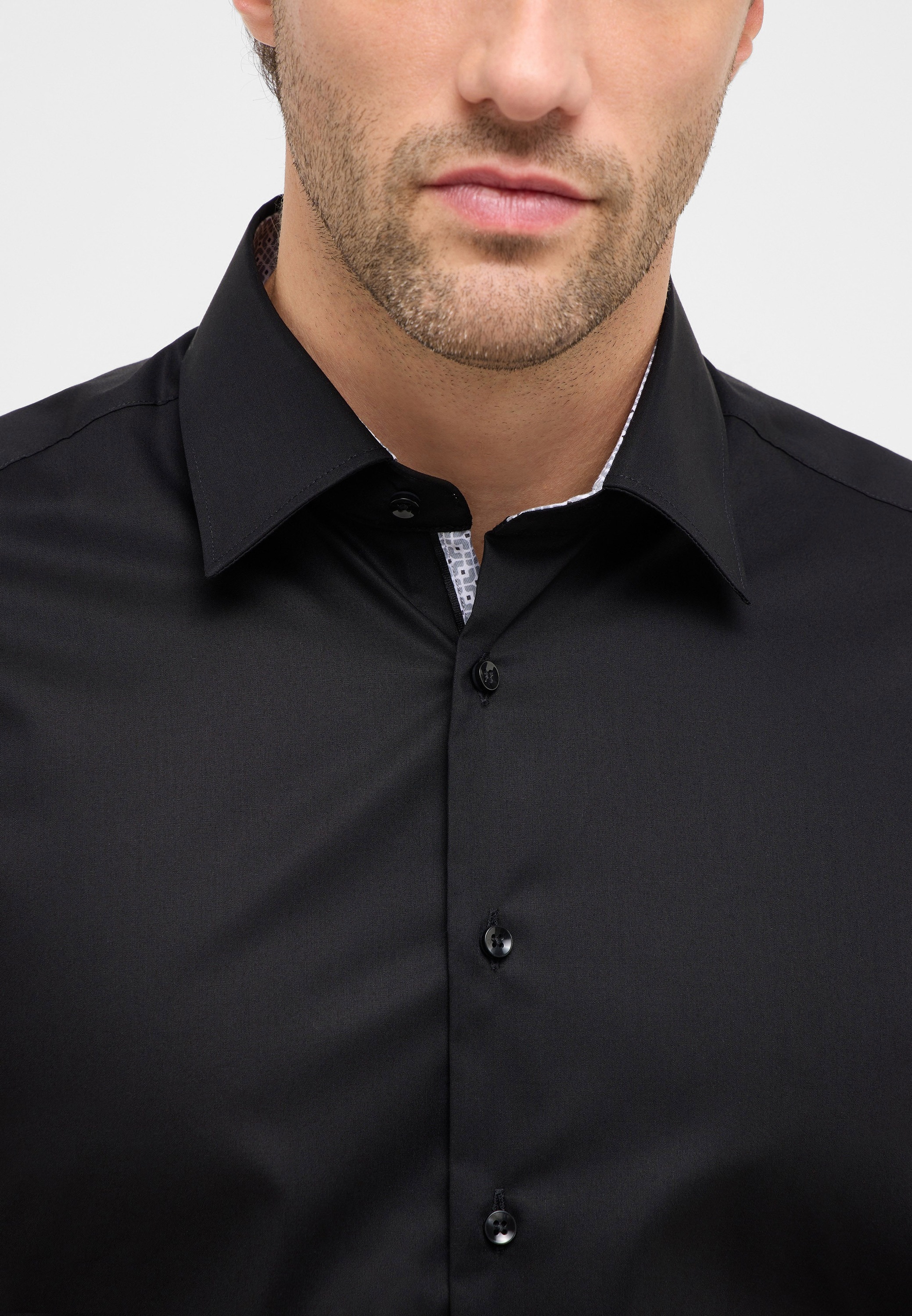 Eterna Langarmhemd »MODERN FIT« NON IRON (bügelfrei)