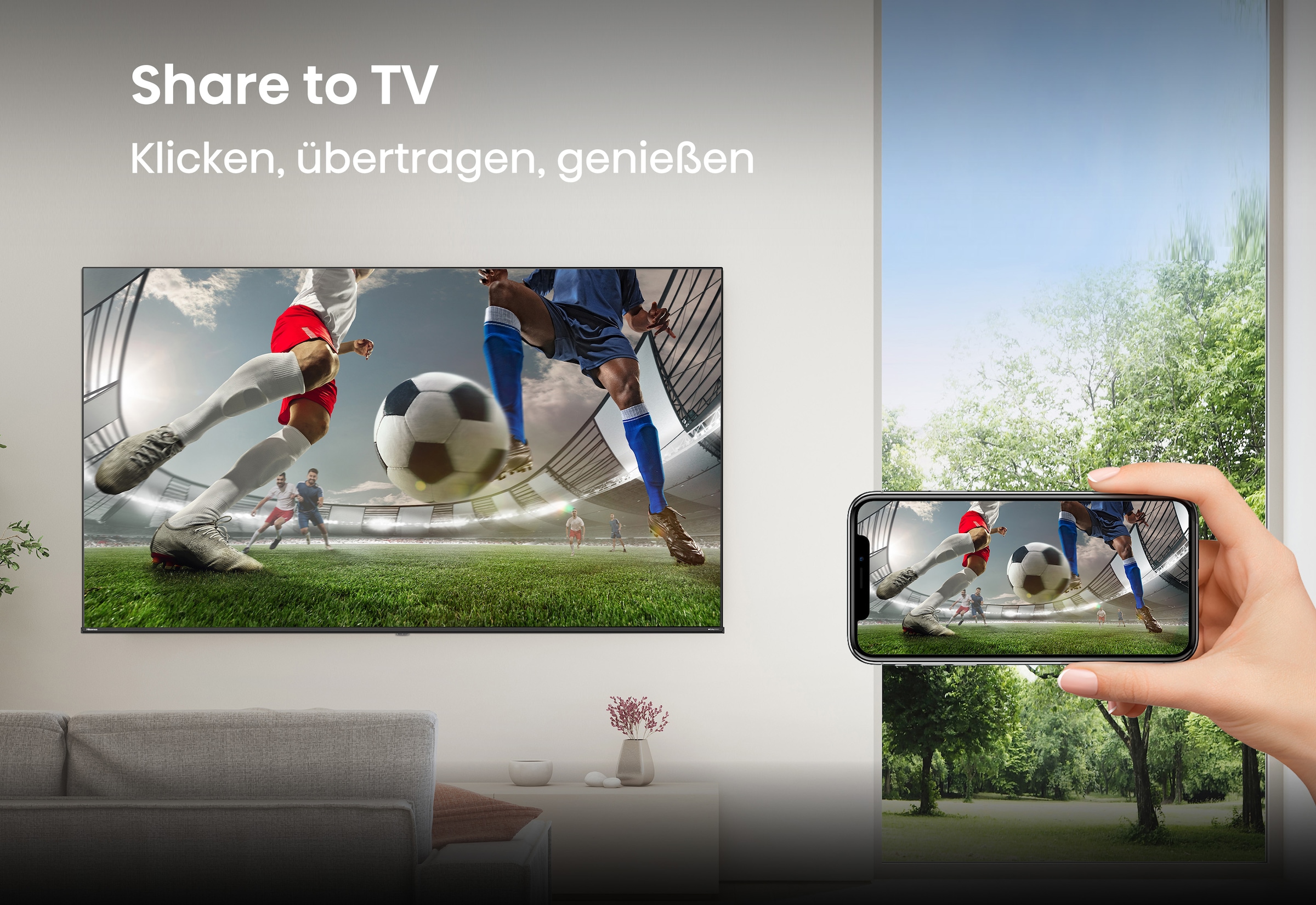 Hisense LED-Fernseher »32E4DS« 80 cm/32 ″ HD Smart-TV