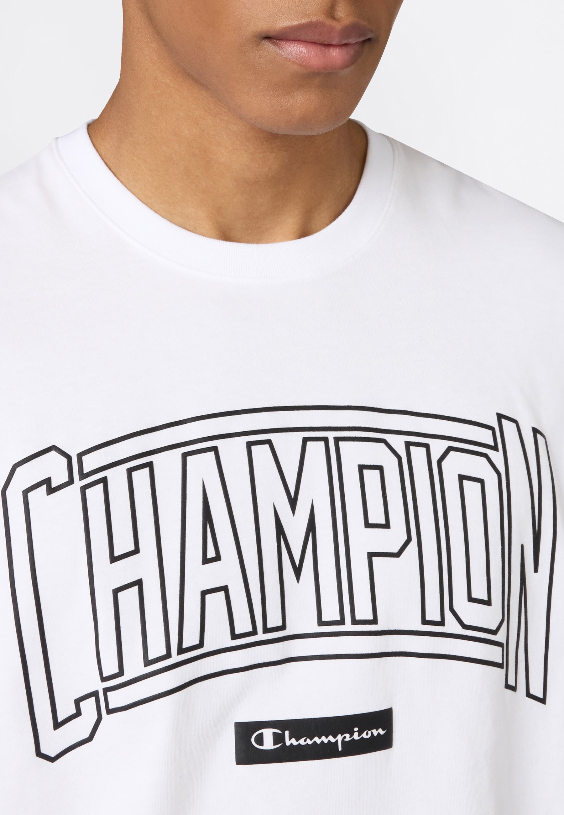 Champion T-Shirt »COLLEGE Relax Fit Crewneck T-Shirt« für sportliche Aktivitäten, sportlicher Stil, Rundhalsausschnitt