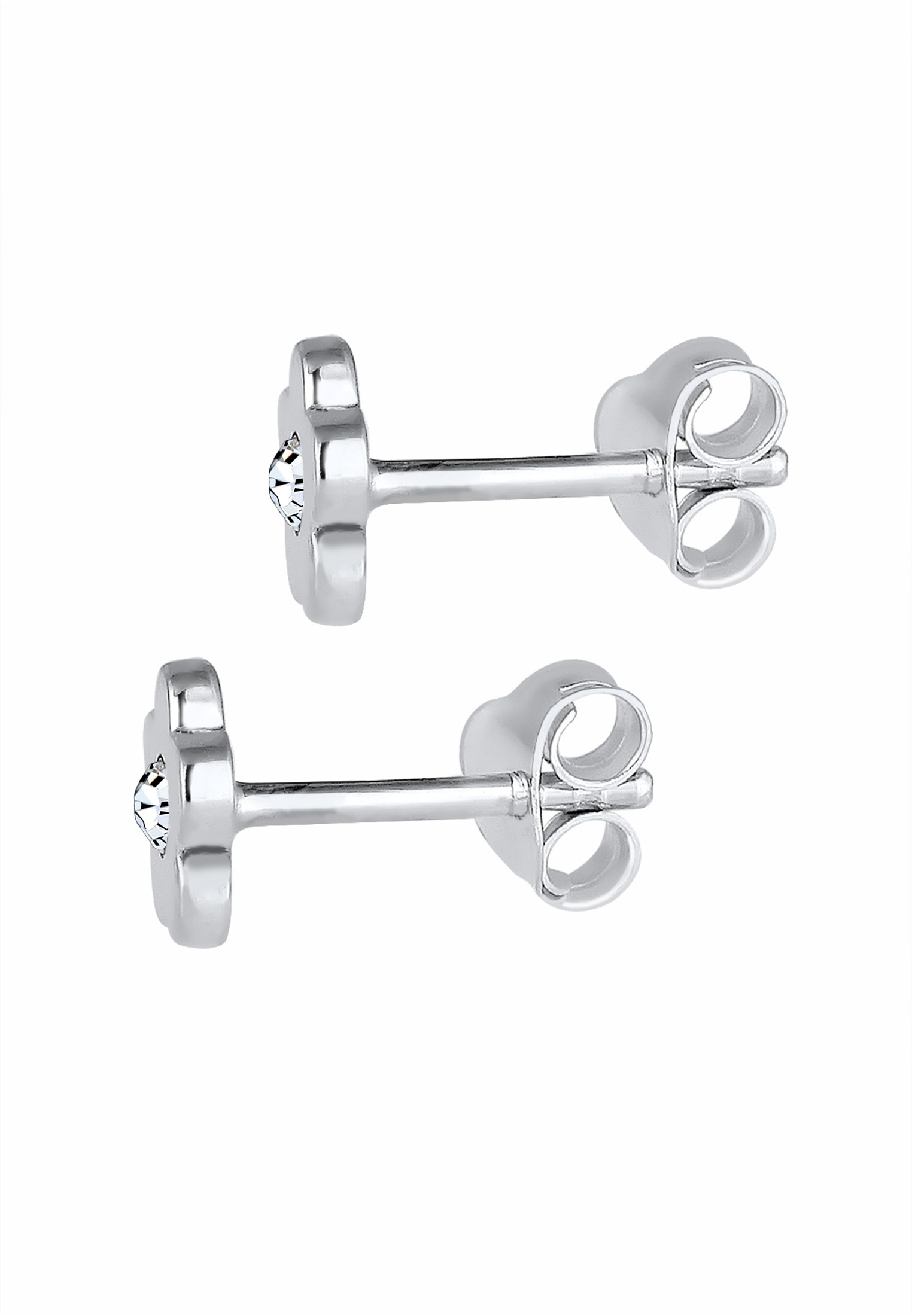 Elli Paar Ohrstecker »Ohrringe Kinder Blume Kristall 925 Silber«