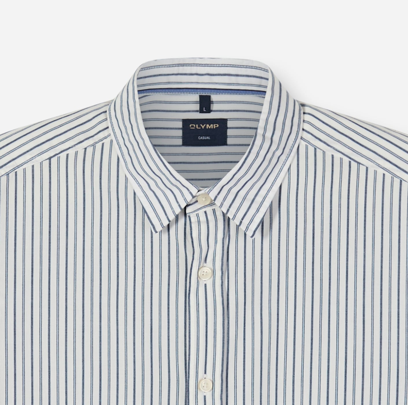 OLYMP Langarmhemd Freizeithemd, regular fit, Kentkragen