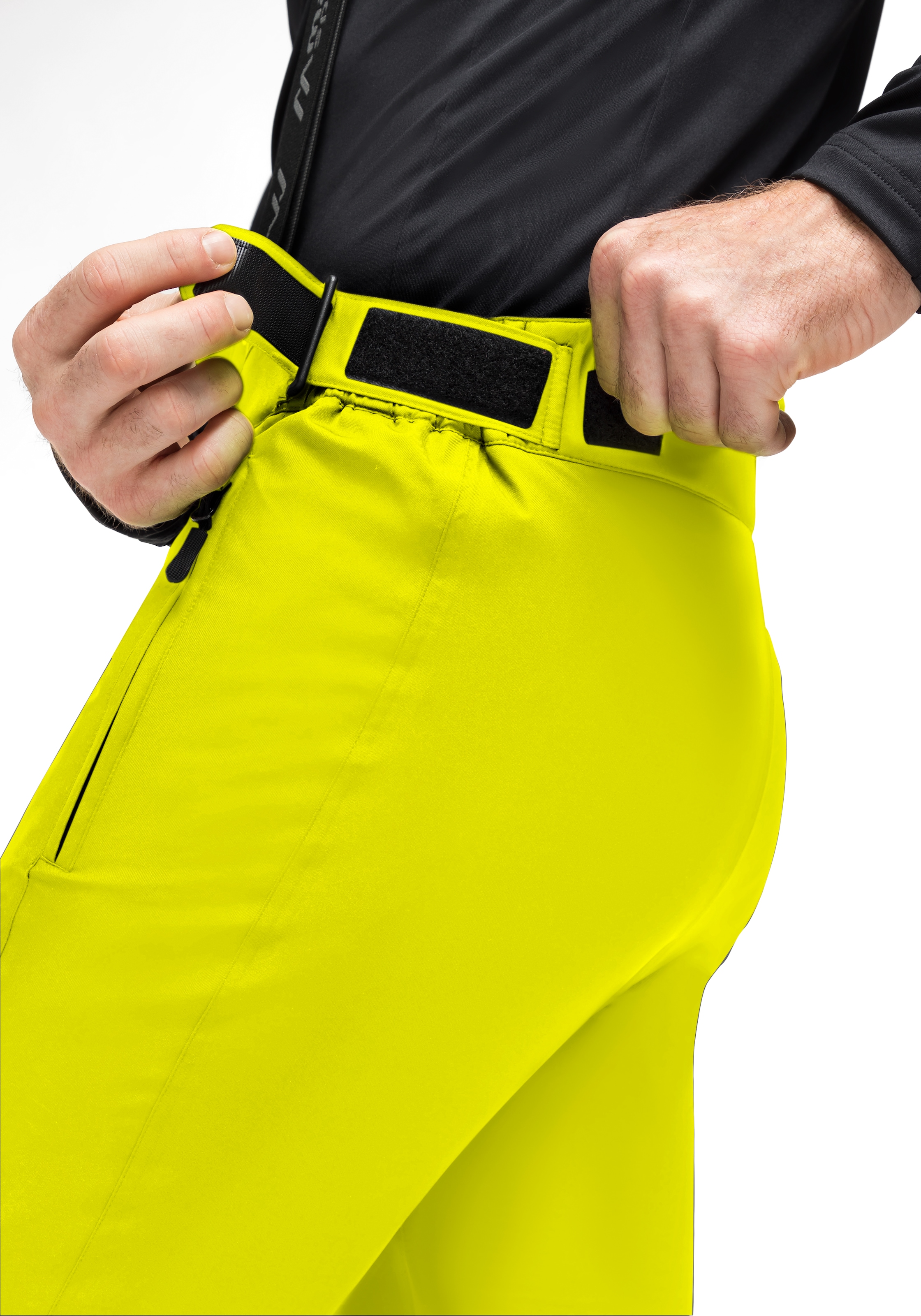 Maier Sports Skihose »Joscha Slim«, Herren Schneehose mit Hosenträgern, wind/wasserdicht, Slim Fit