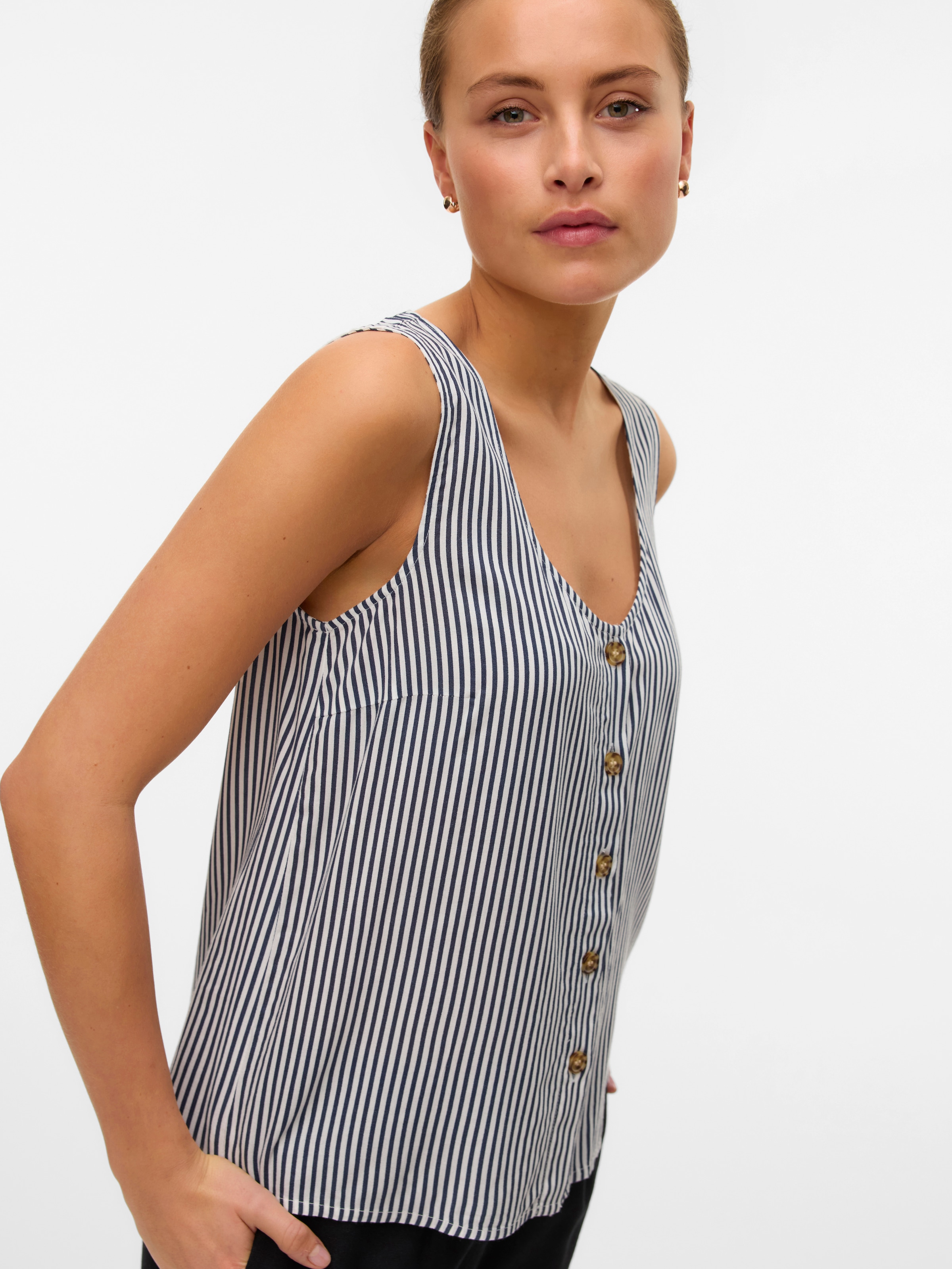Vero Moda Blusentop »VMBUMPY SL SHIRT WVN GA NOOS«