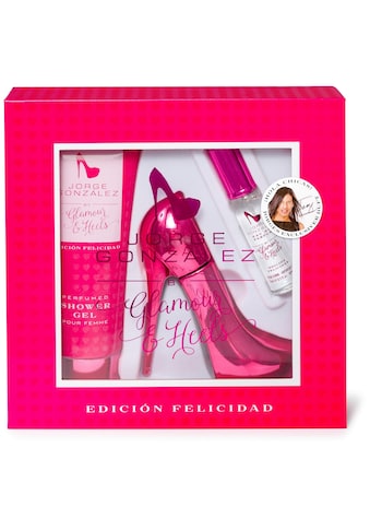 Glamour & Heels Duft-Set »JORGE GONZALEZ pink Felicidad«, (3 tlg.) kaufen
