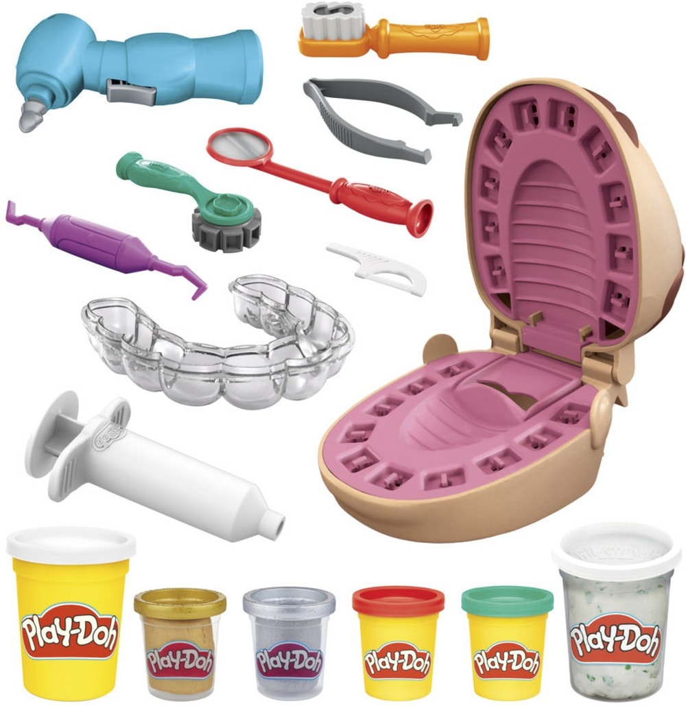 Hasbro Knetform-Set »Play-Doh Zahnarzt Dr. Wackelzahn«