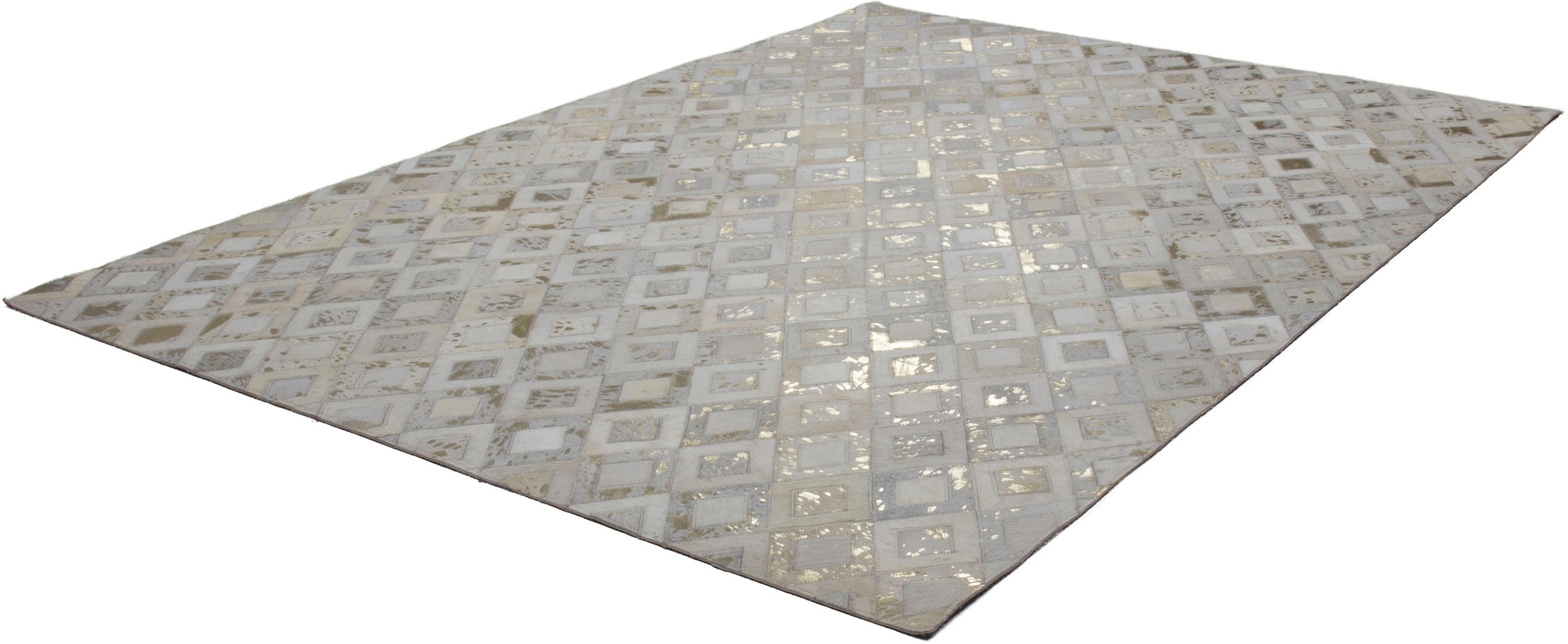 calo-deluxe Fellteppich »Scarllet 110« rechteckig 8 mm Höhe echtes Rinderfell, Wohnzimmer