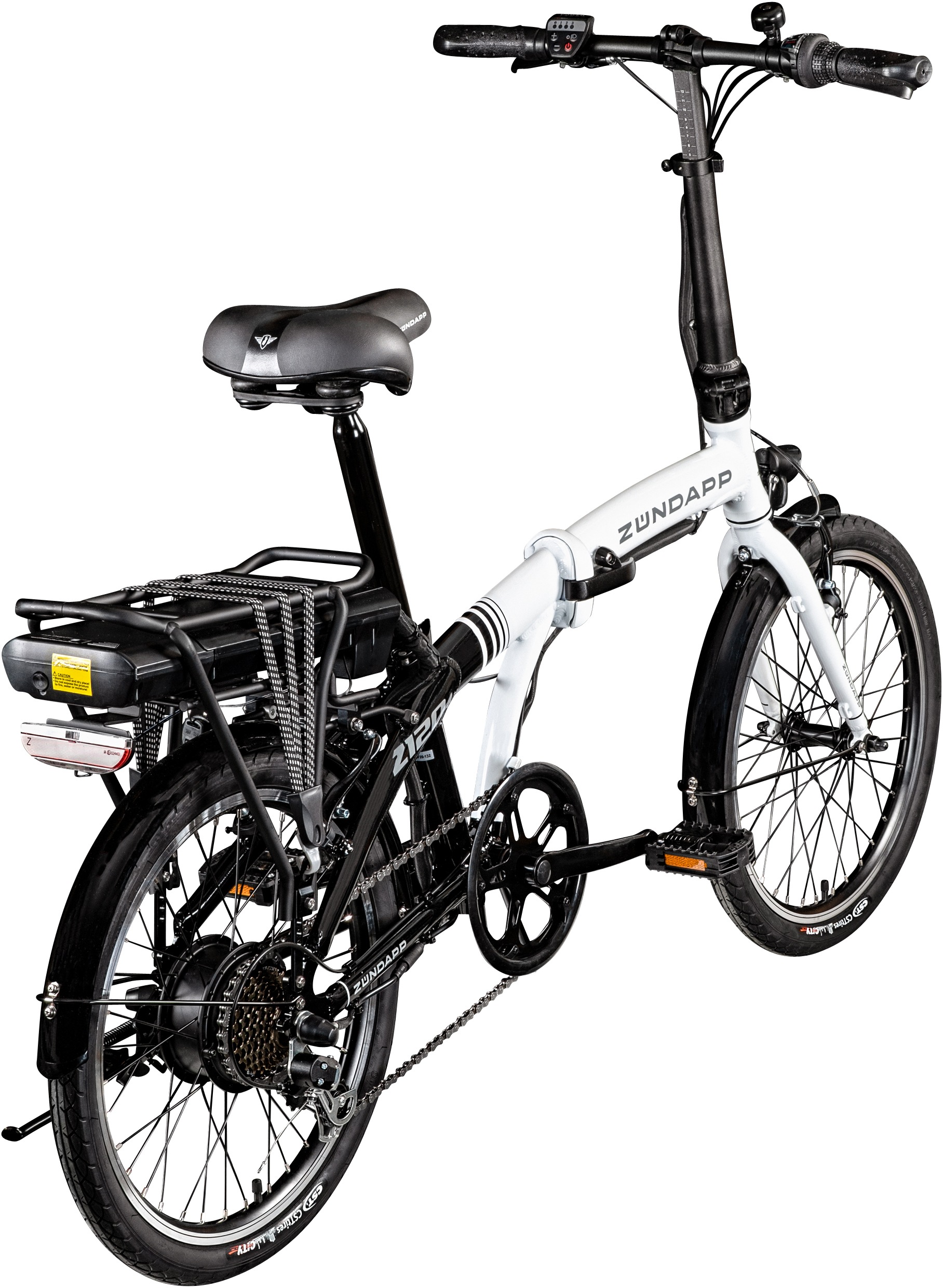 Zündapp E-Bike »Z120«, 7 Gang, Shimano, Tourney, Heckmotor 250 W, Pedelec, Elektrofahrrad für Damen u. Herren, Klapprad