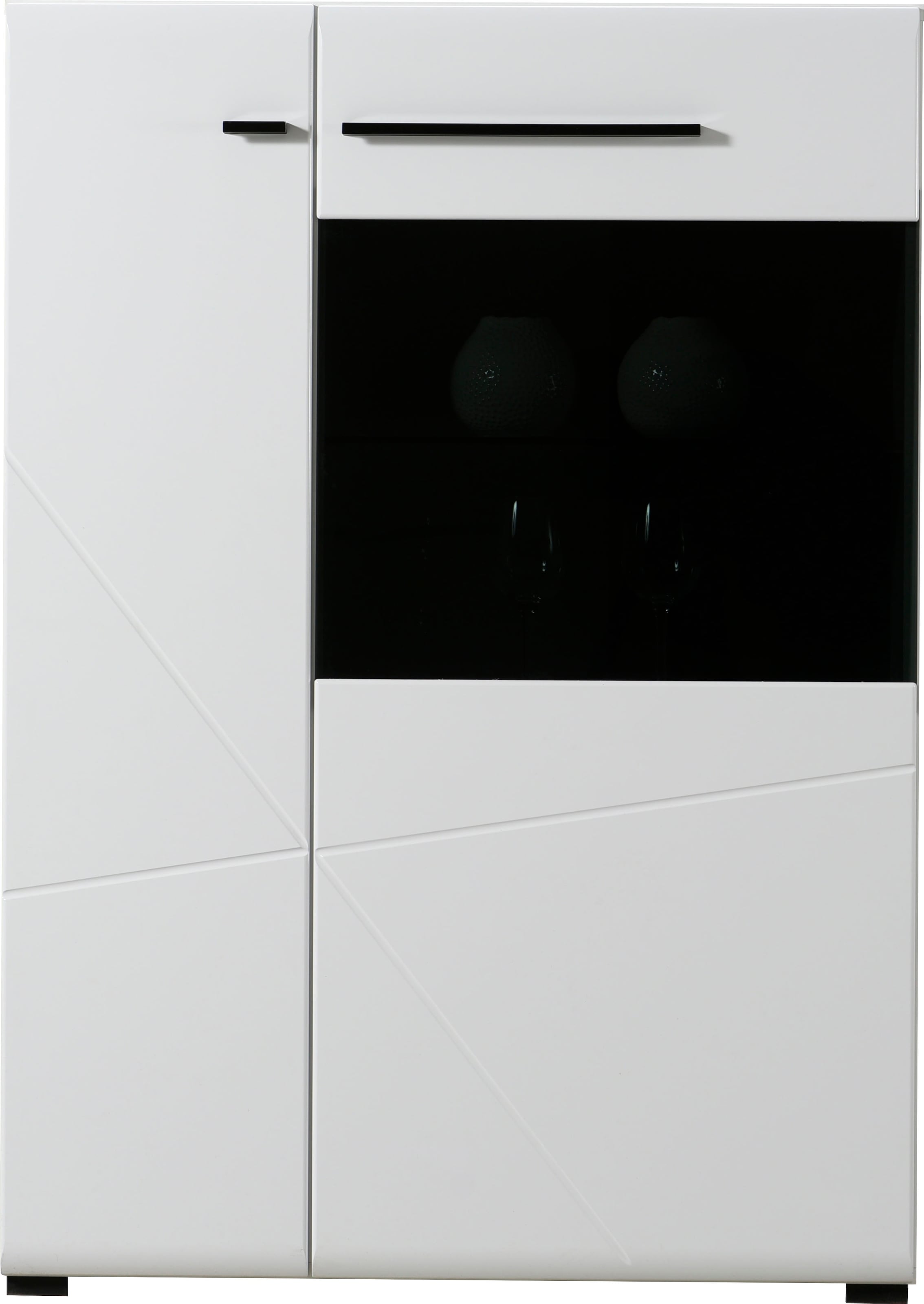 INOSIGN Wohnwand »Trentino«, (Set, 4 St.), Inkl. Vitrine, Low-Board, Highboard und Wandregal
