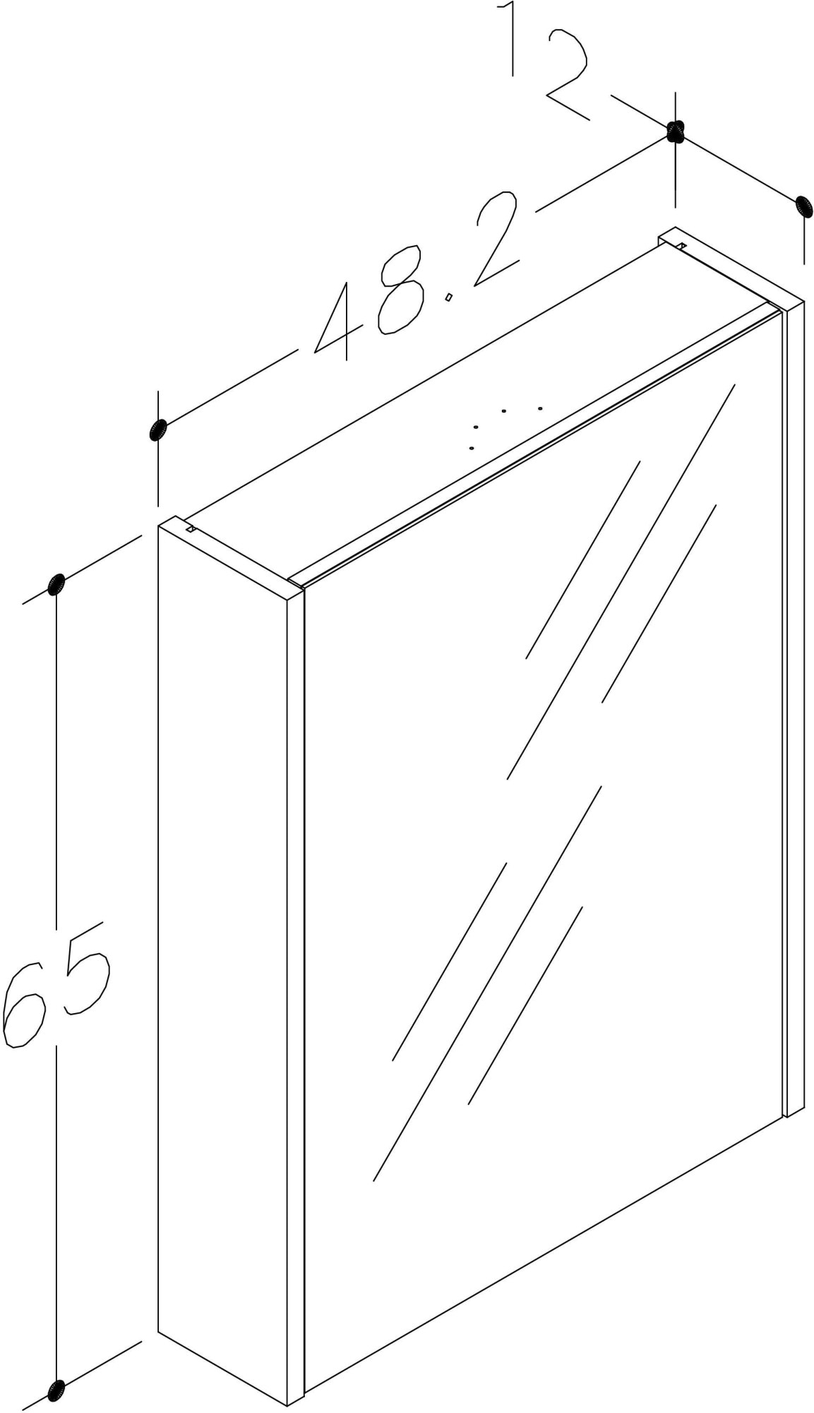 welltime Spiegelschrank »Scandic«, verspiegelt, mit Soft-Close-Funktion, verschiedene Breiten, FSC®