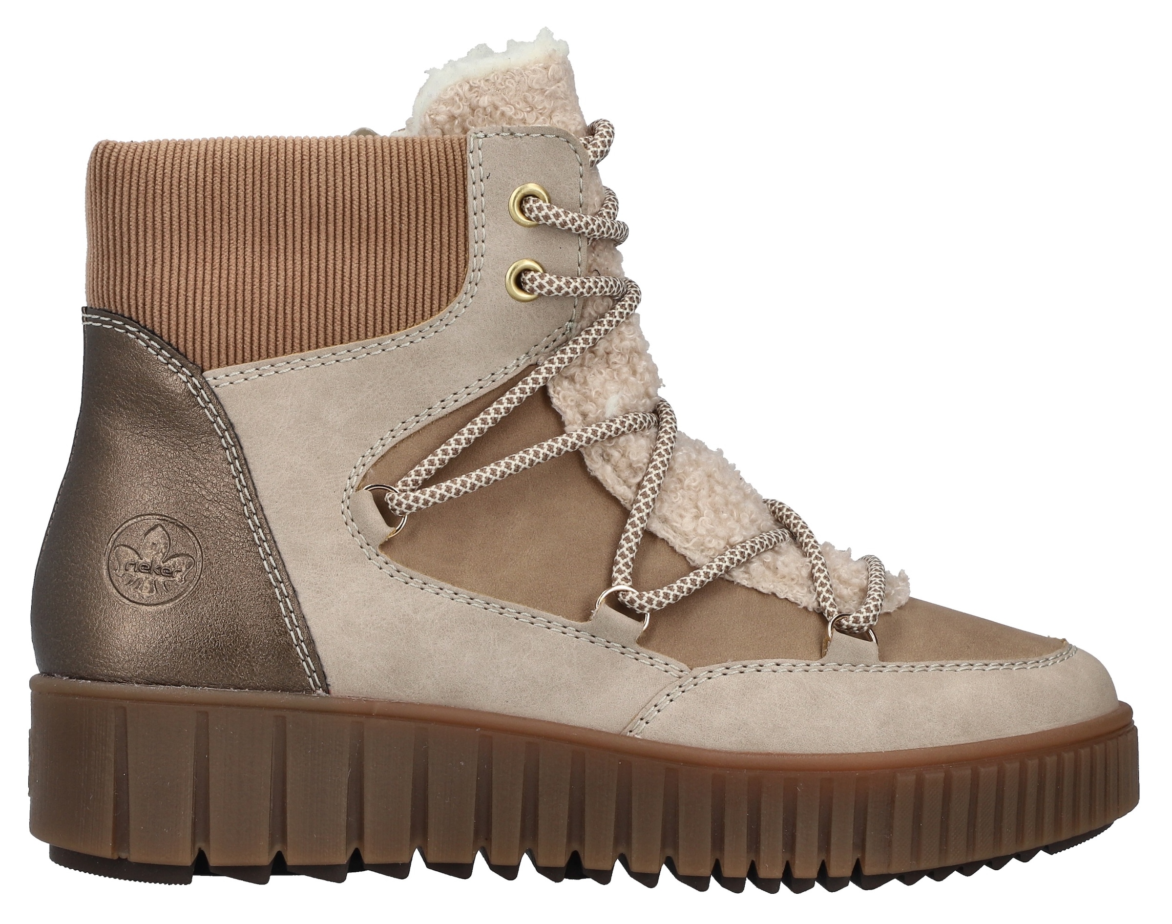 Rieker Winterboots  Schnürboots, Plateauboots, mit Warmfutter