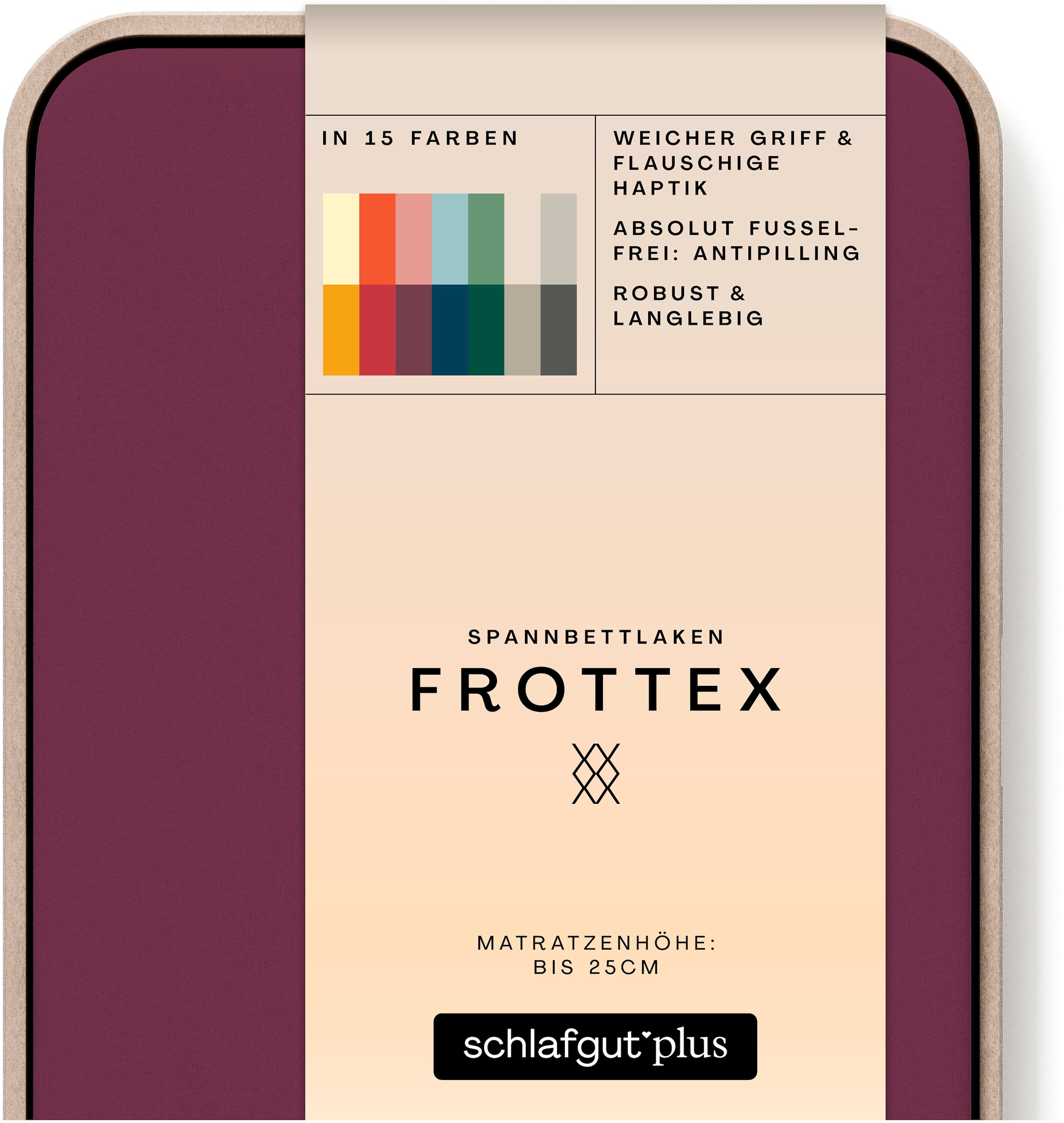 Schlafgut Bettlaken »Frottex Spannbettlaken« MADE IN GREEN by OEKO-TEX®